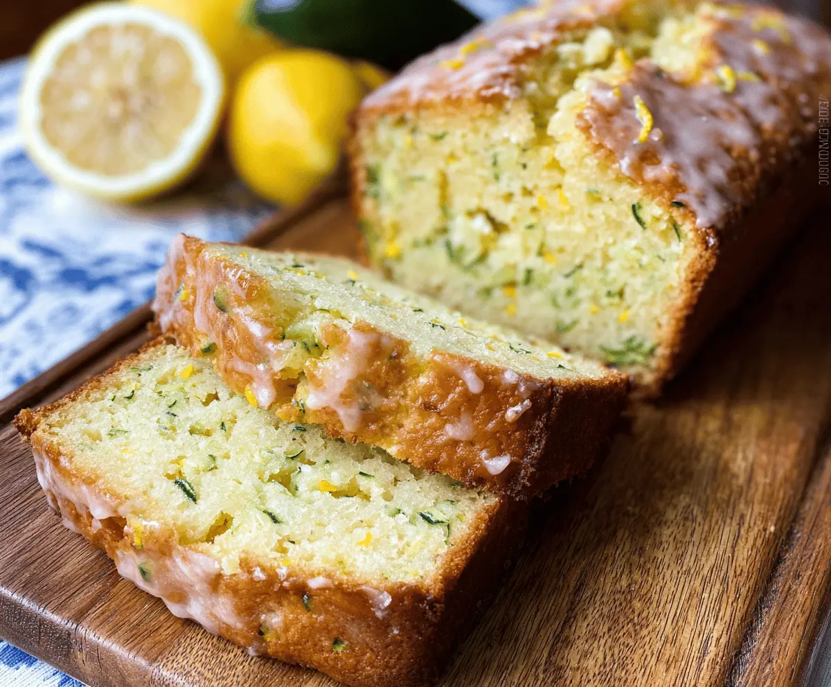 Moist Lemon Zucchini Bread Recipe