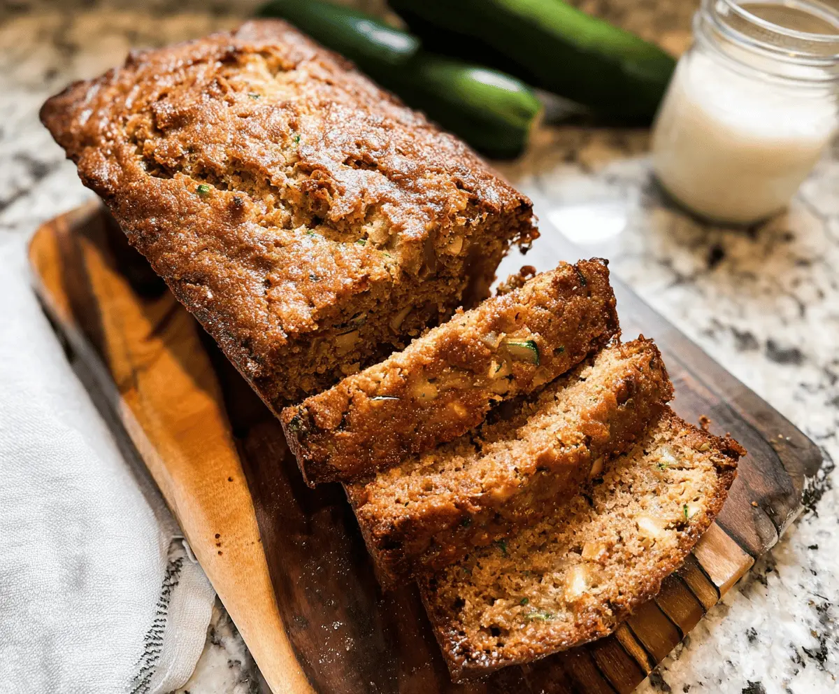 Moist Apple Zucchini Bread Recipe
