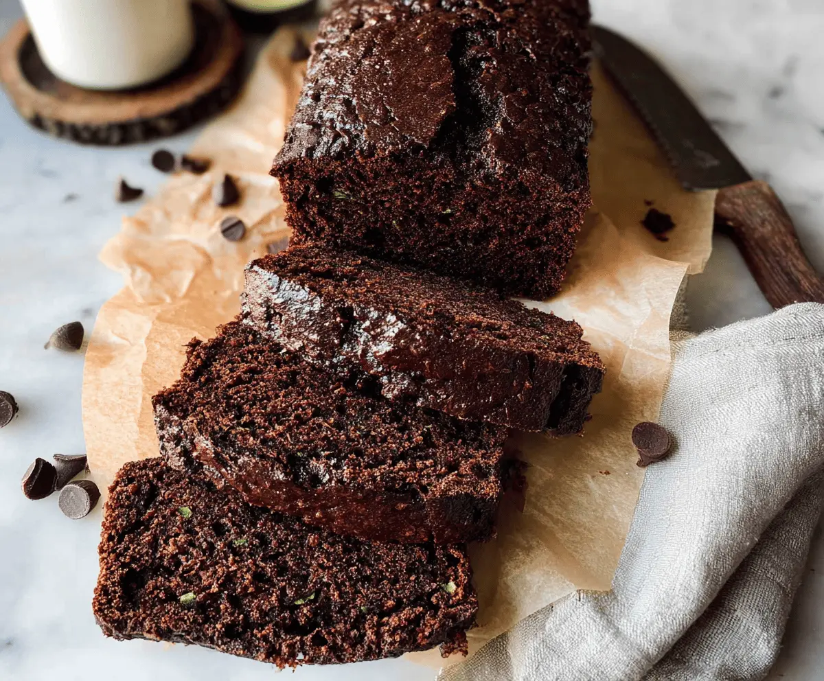 Healthy Chocolate Zucchini Bread Recipe