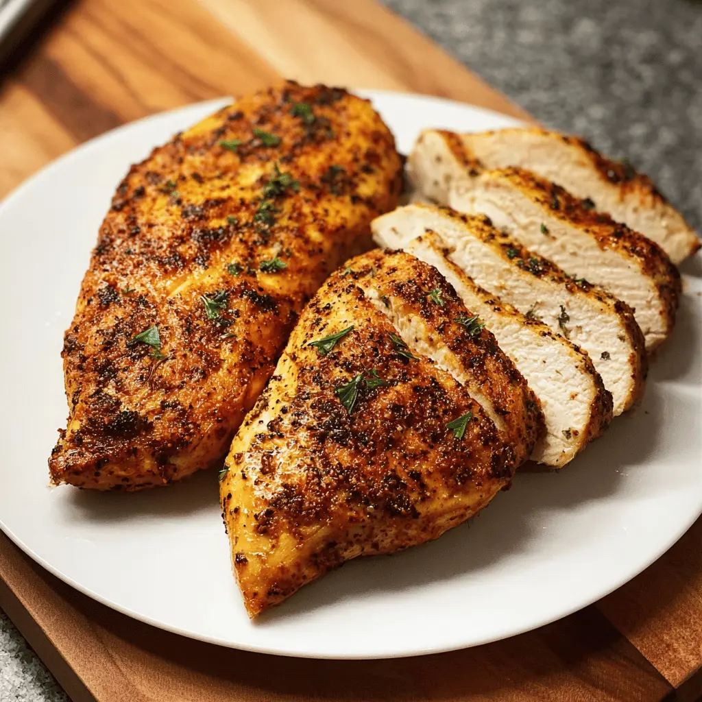 Juicy Air Fryer Chicken Breasts Recipe