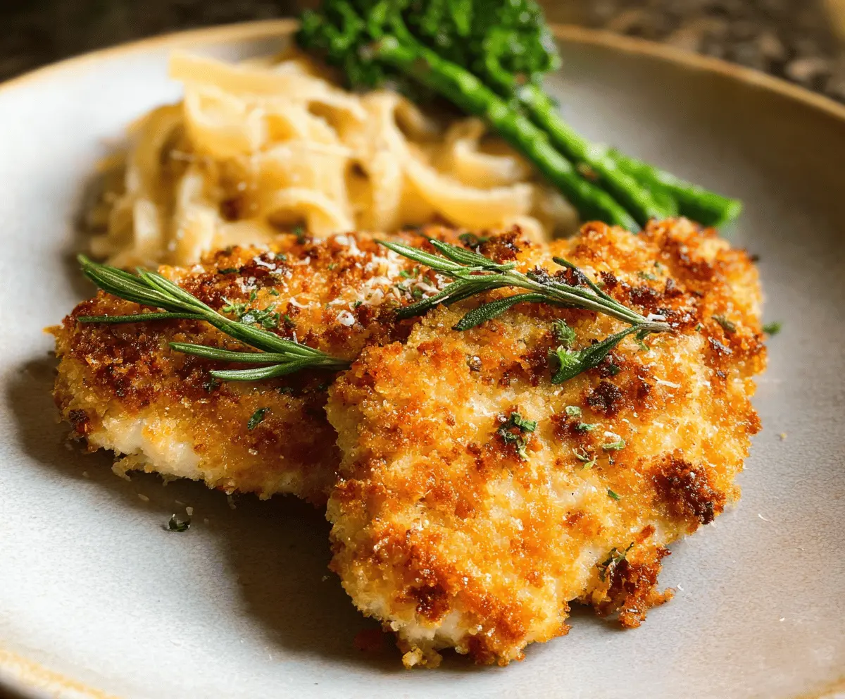 Crispy Parmesan Crusted Chicken Recipe