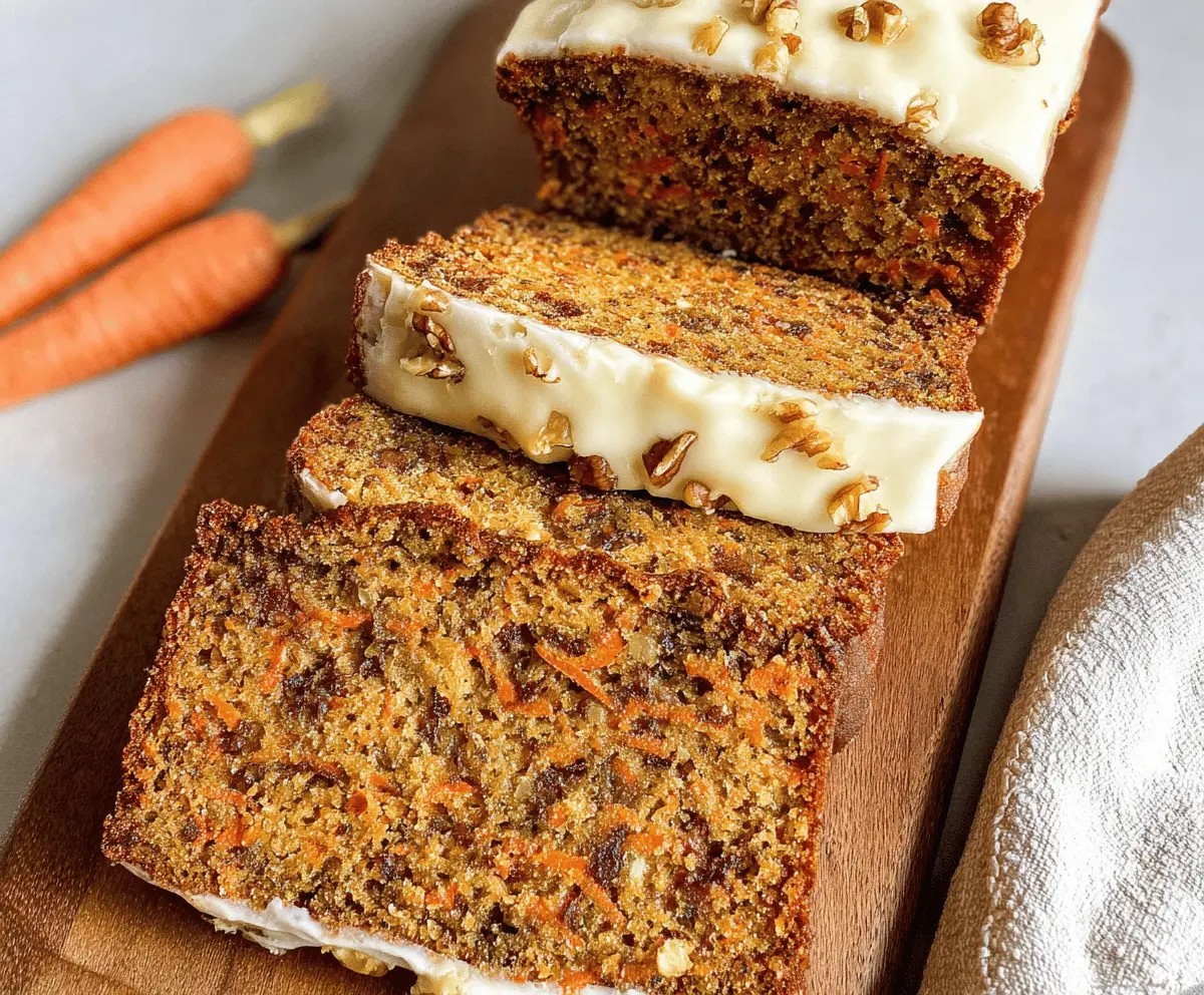 Easy Homemade Carrot Bread Recipe