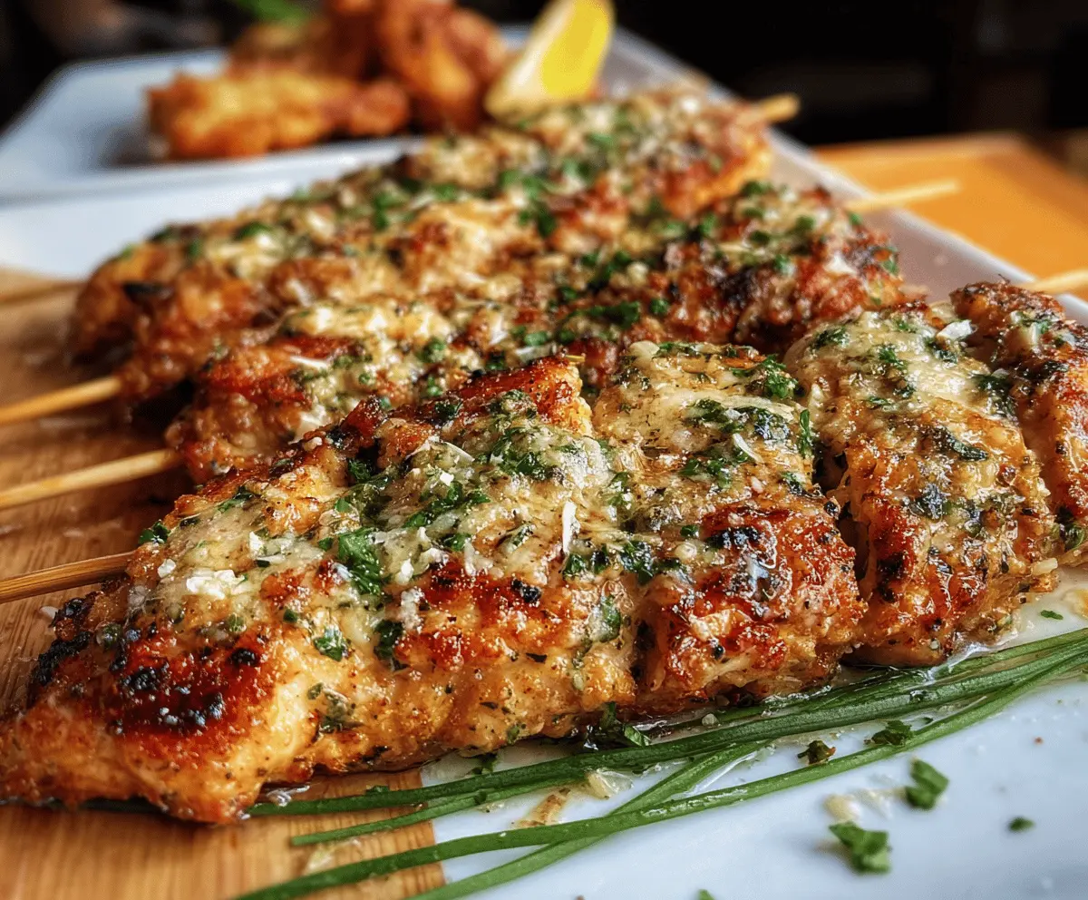 Garlic Parmesan Blackstone Chicken Recipe