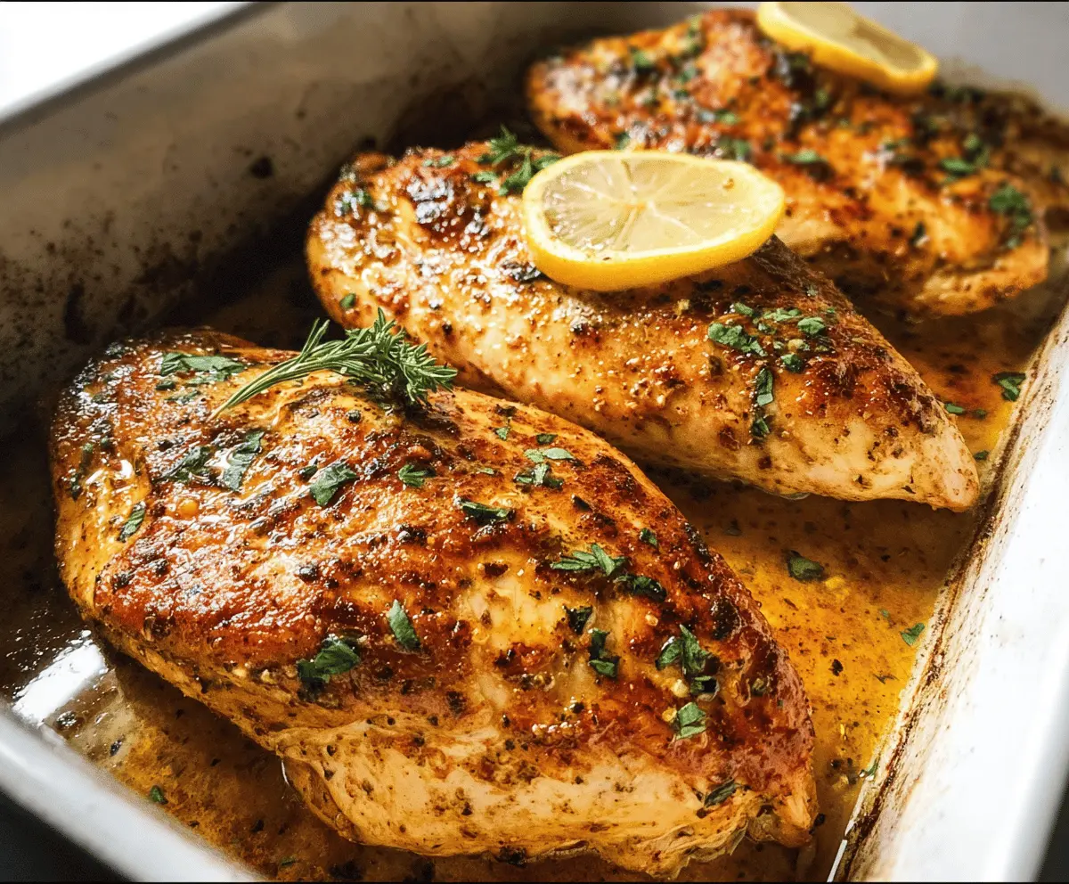 Easy Oven Baked Chicken Breast Recipe