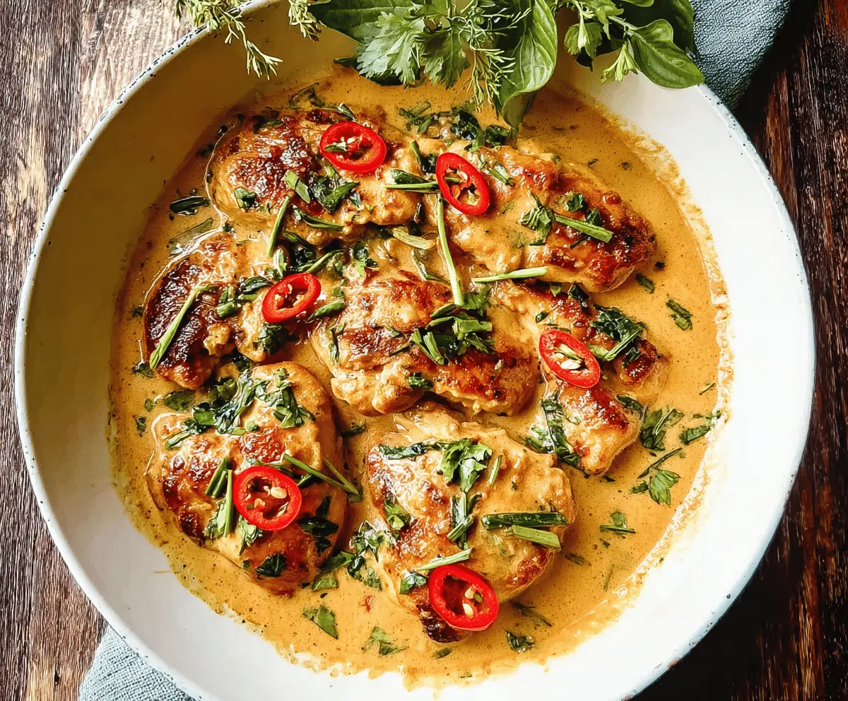 Creamy Coconut Milk Chicken Recipe