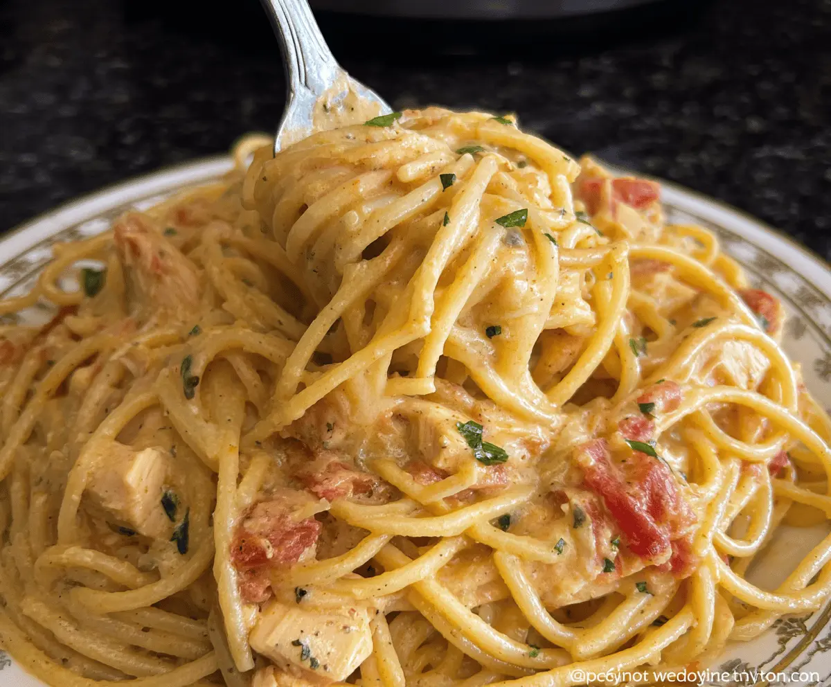 Easy Crockpot Chicken Spaghetti Recipe for Busy Weeknights
