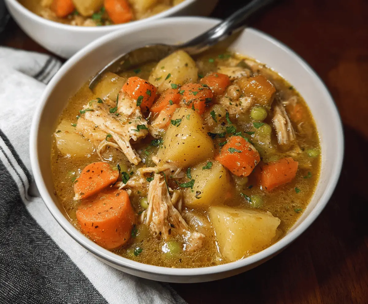 Easy Slow Cooker Chicken Stew Recipe for Cozy Dinners