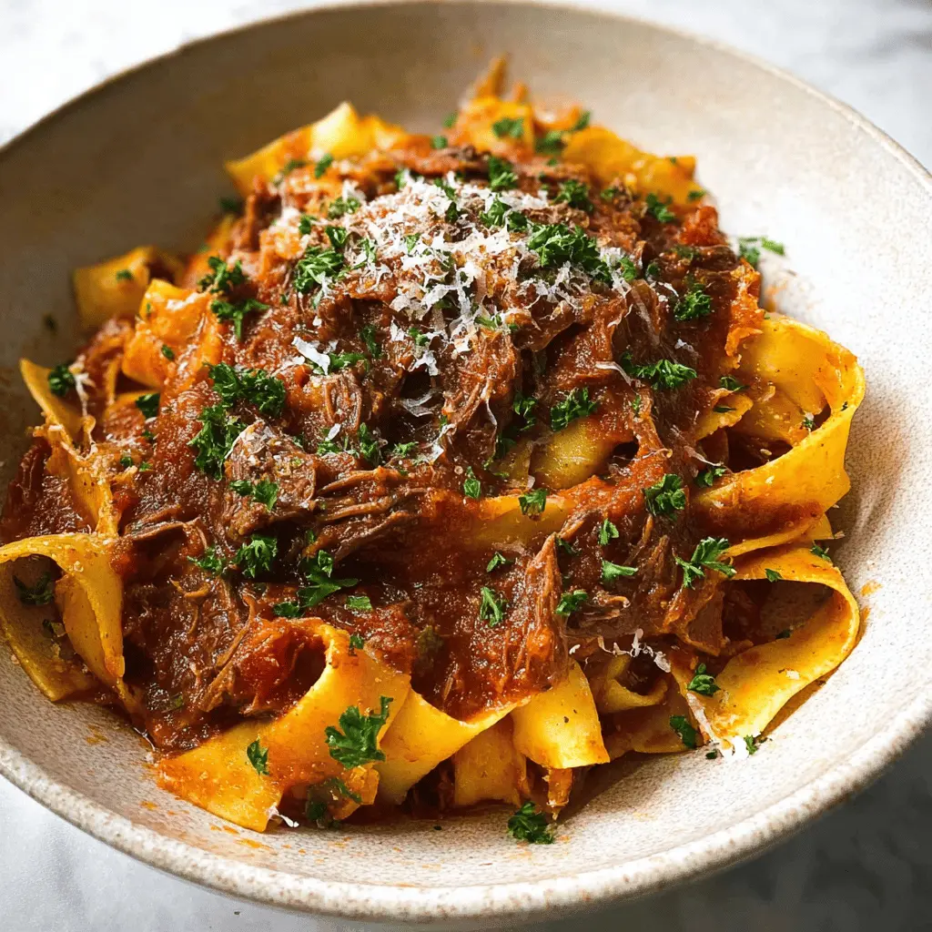 Easy Slow Cooker Beef Ragu Recipe for Dinner