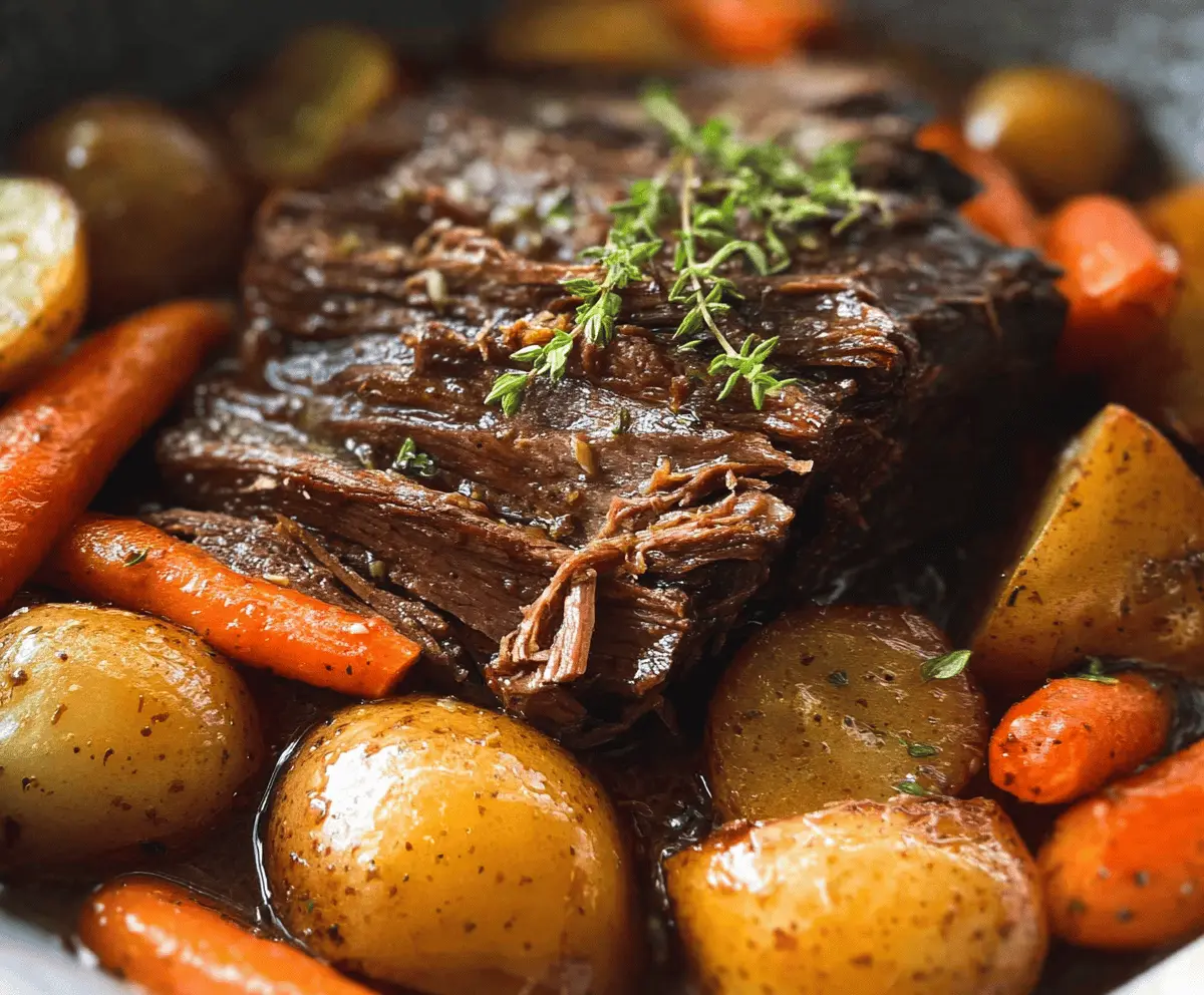 Easy Instant Pot Pot Roast Recipe for Tender Beef