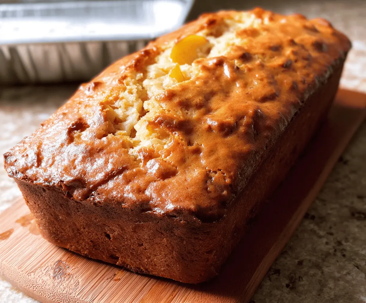 Moist Southern Peach Bread Recipe
