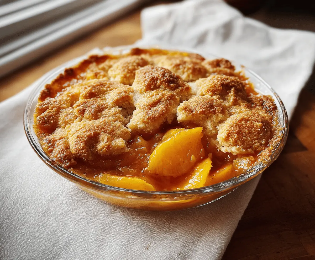 Classic Southern Peach Cobbler Recipe