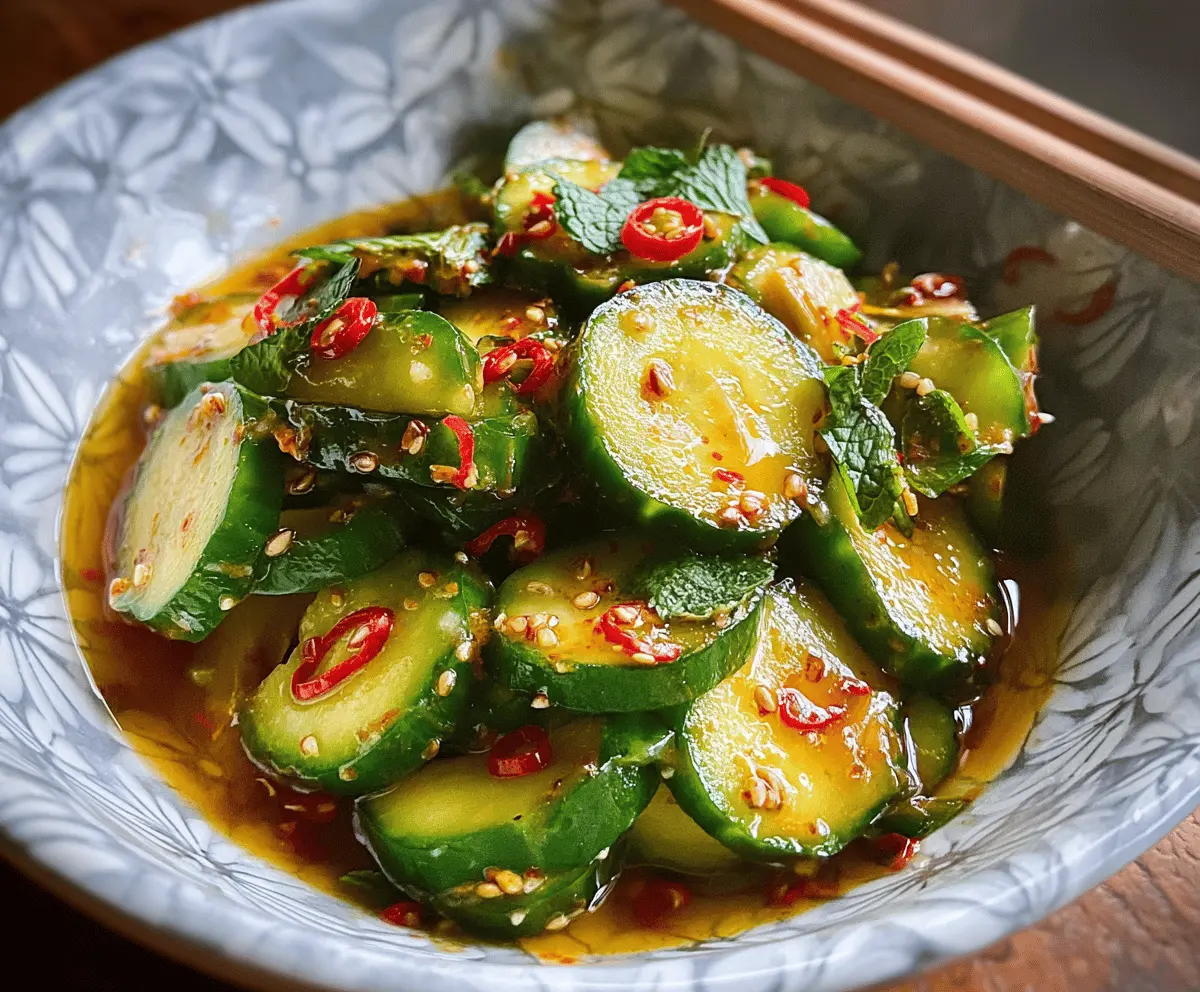 Easy Asian Cucumber Salad Recipe for Fresh Flavor