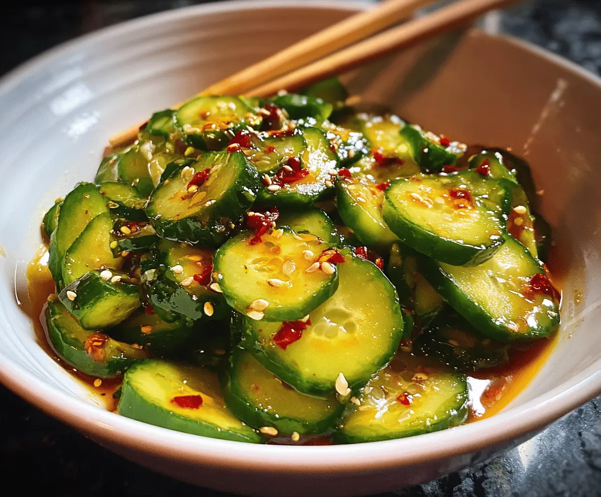 Easy Asian Cucumber Salad Recipe for Summer