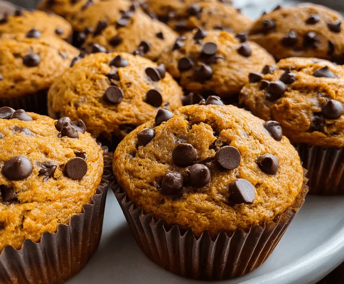Easy Pumpkin Chocolate Chip Muffins Recipe