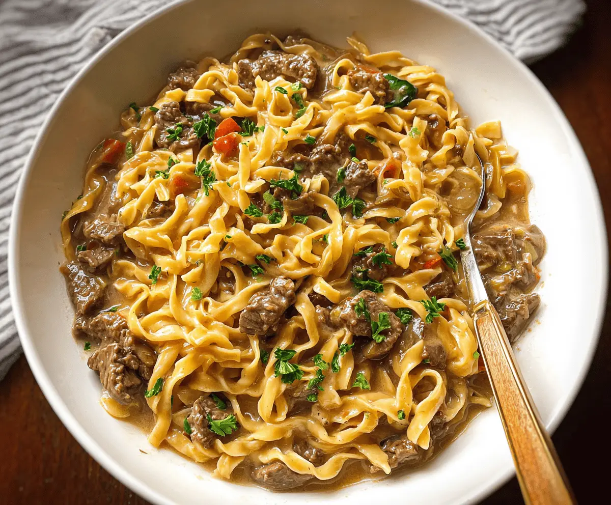 Quick and Easy 30-Minute Beef and Noodles