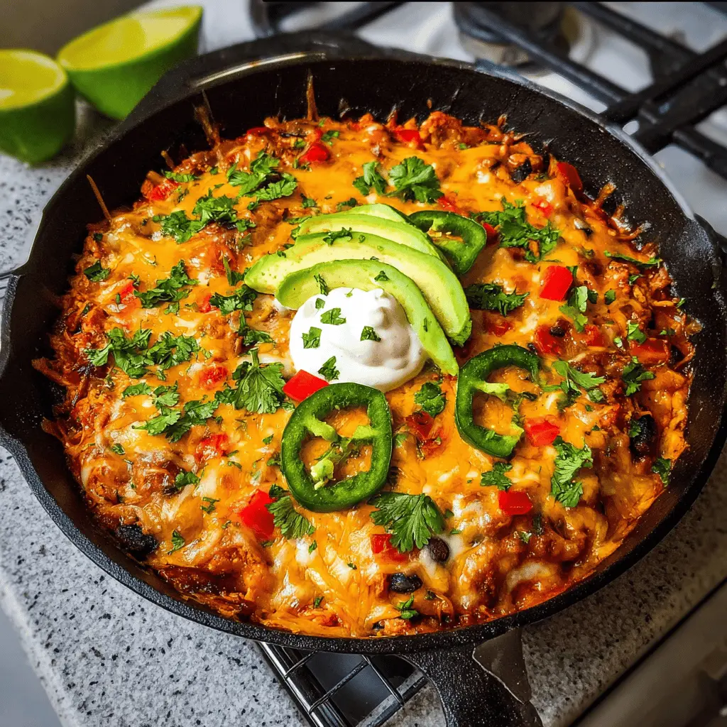 Healthy Enchilada Skillet Dinner Recipe