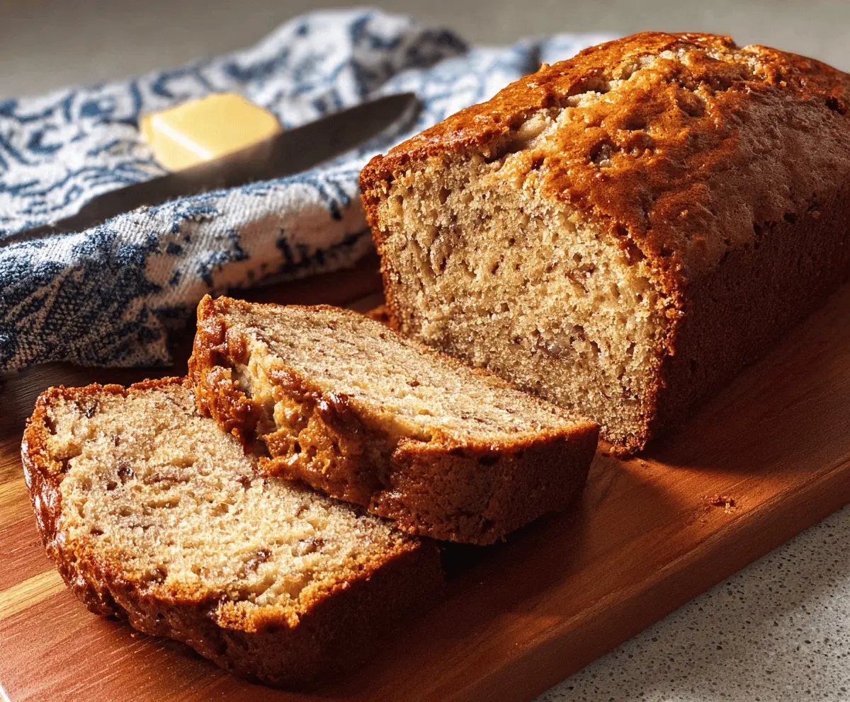 Moist Sour Cream Banana Bread Recipe