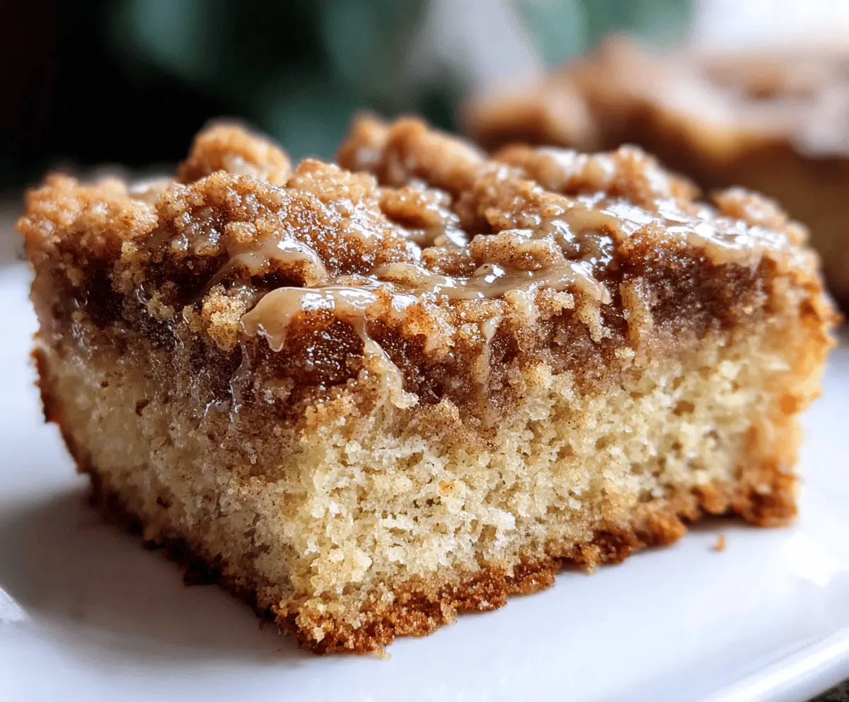 Easy Banana Crumb Coffee Cake With Streusel Topping