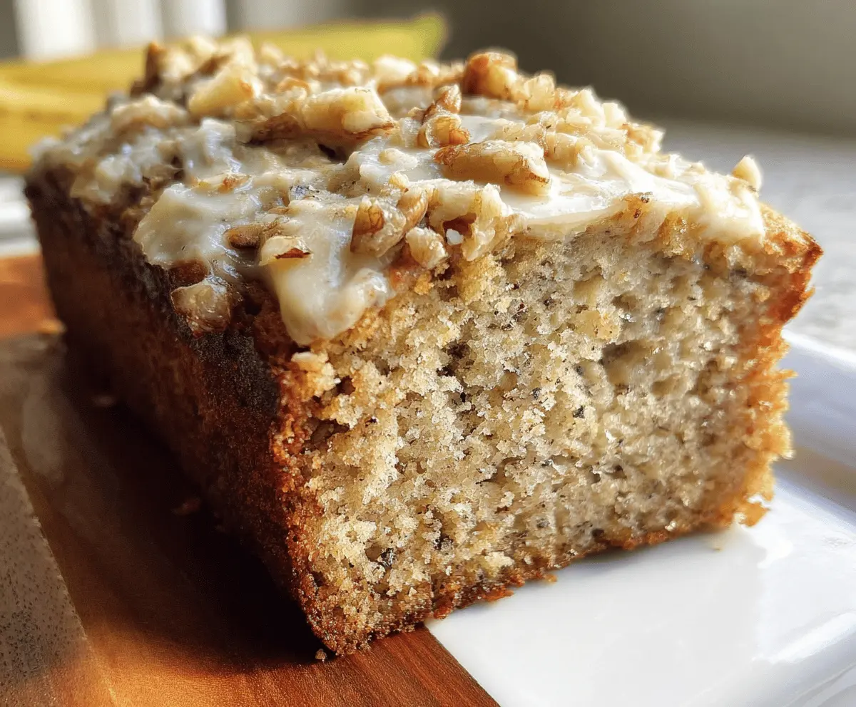 Moist and Easy Banana Bread Cake Recipe