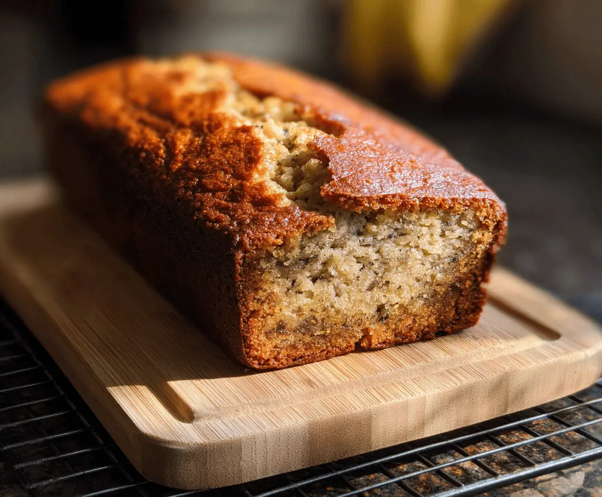 Moist Buttermilk Banana Bread Recipe