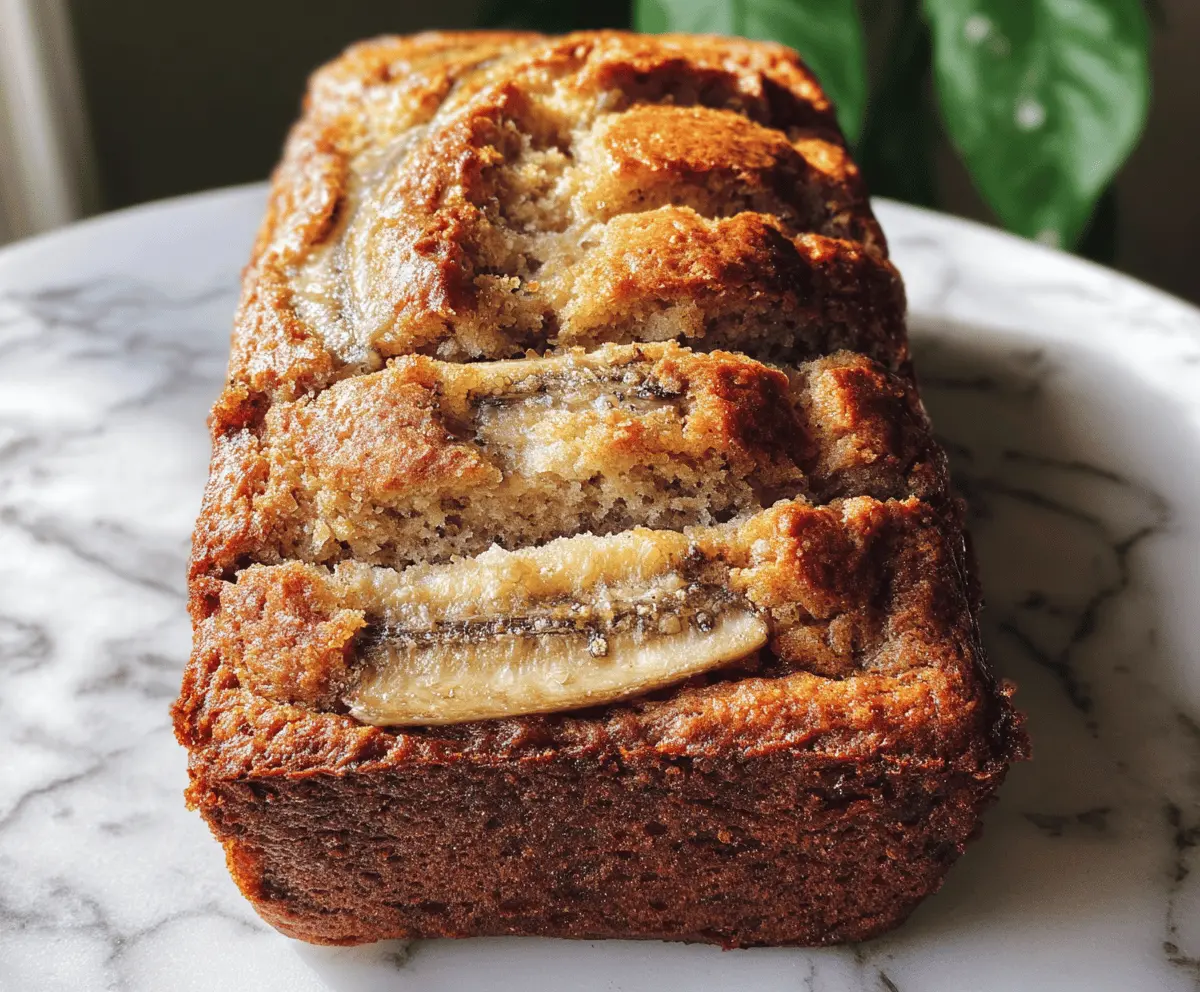 Moist Honey Vanilla Banana Bread Recipe