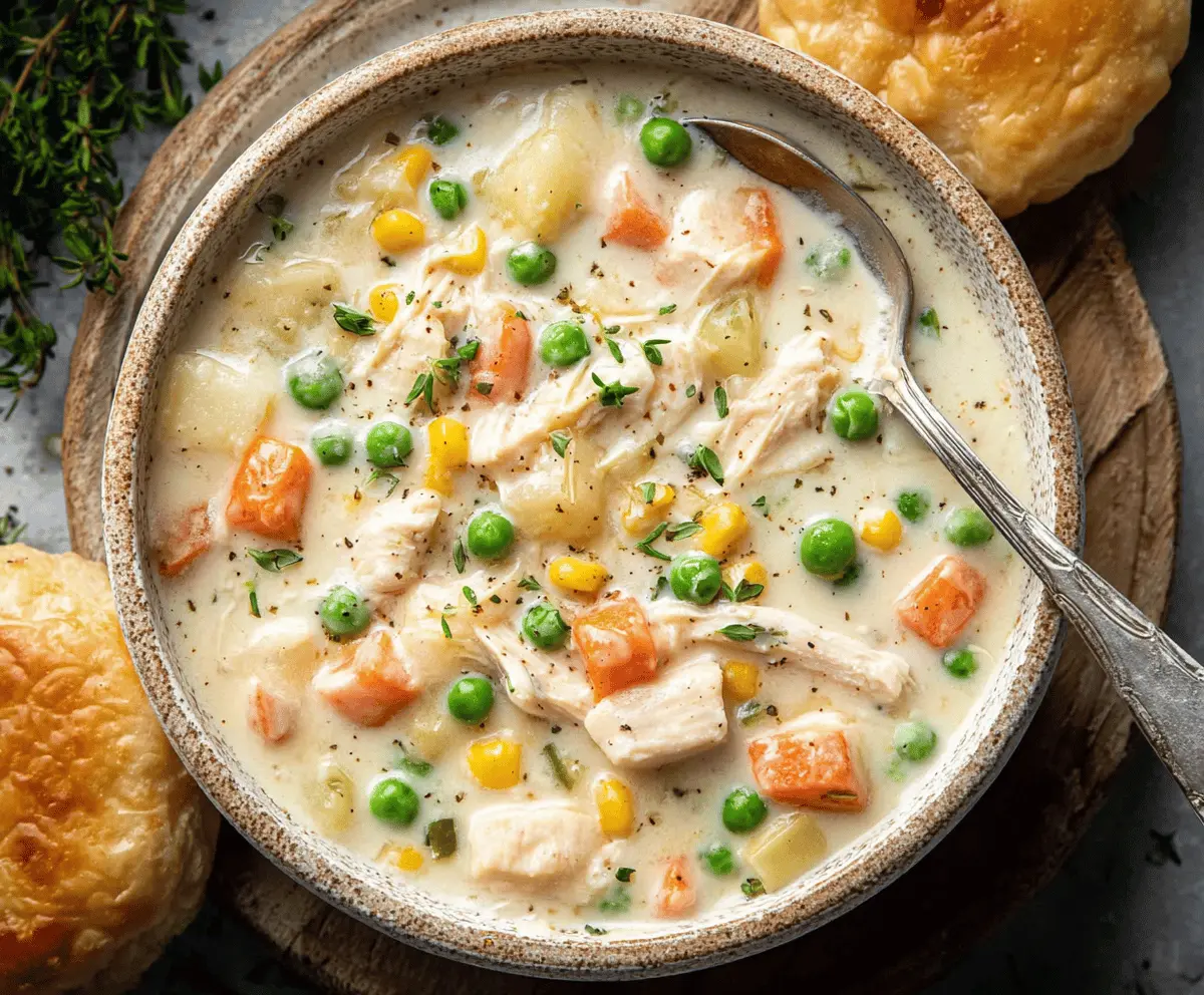 Chicken Pot Pie Soup