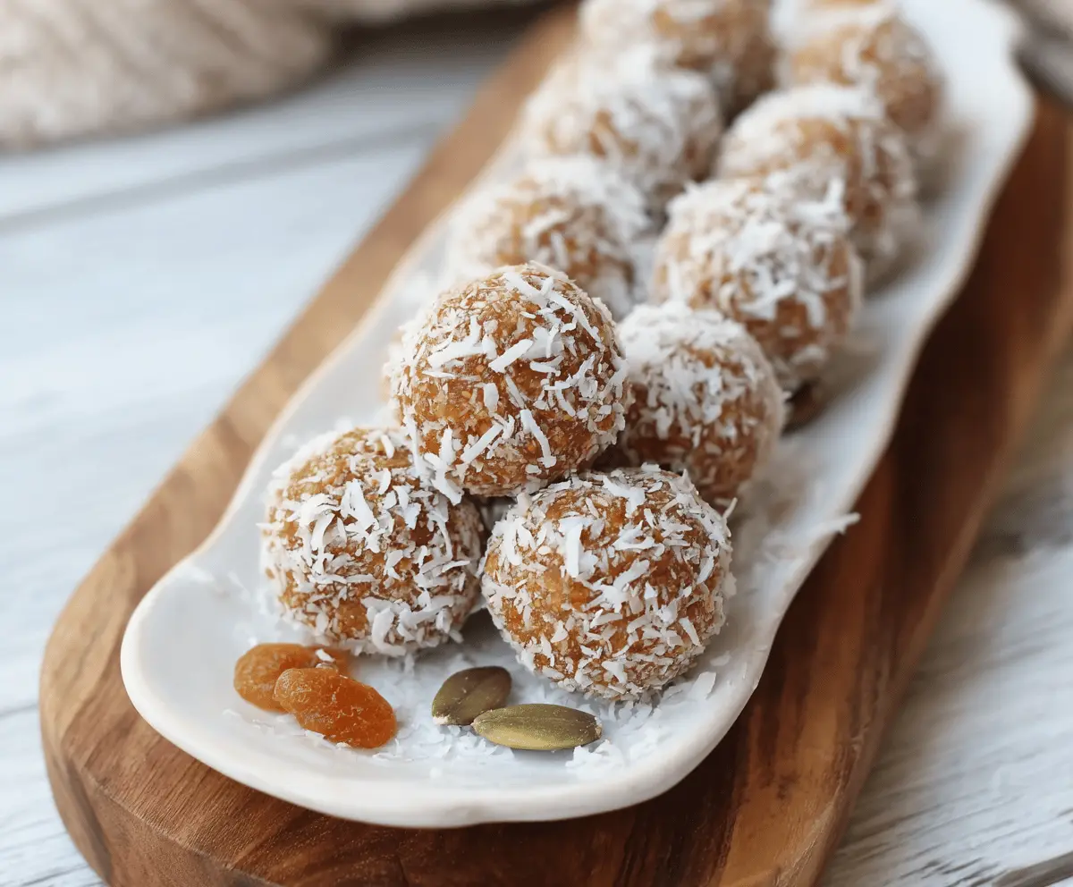 Coconut Pumpkin Protein Balls