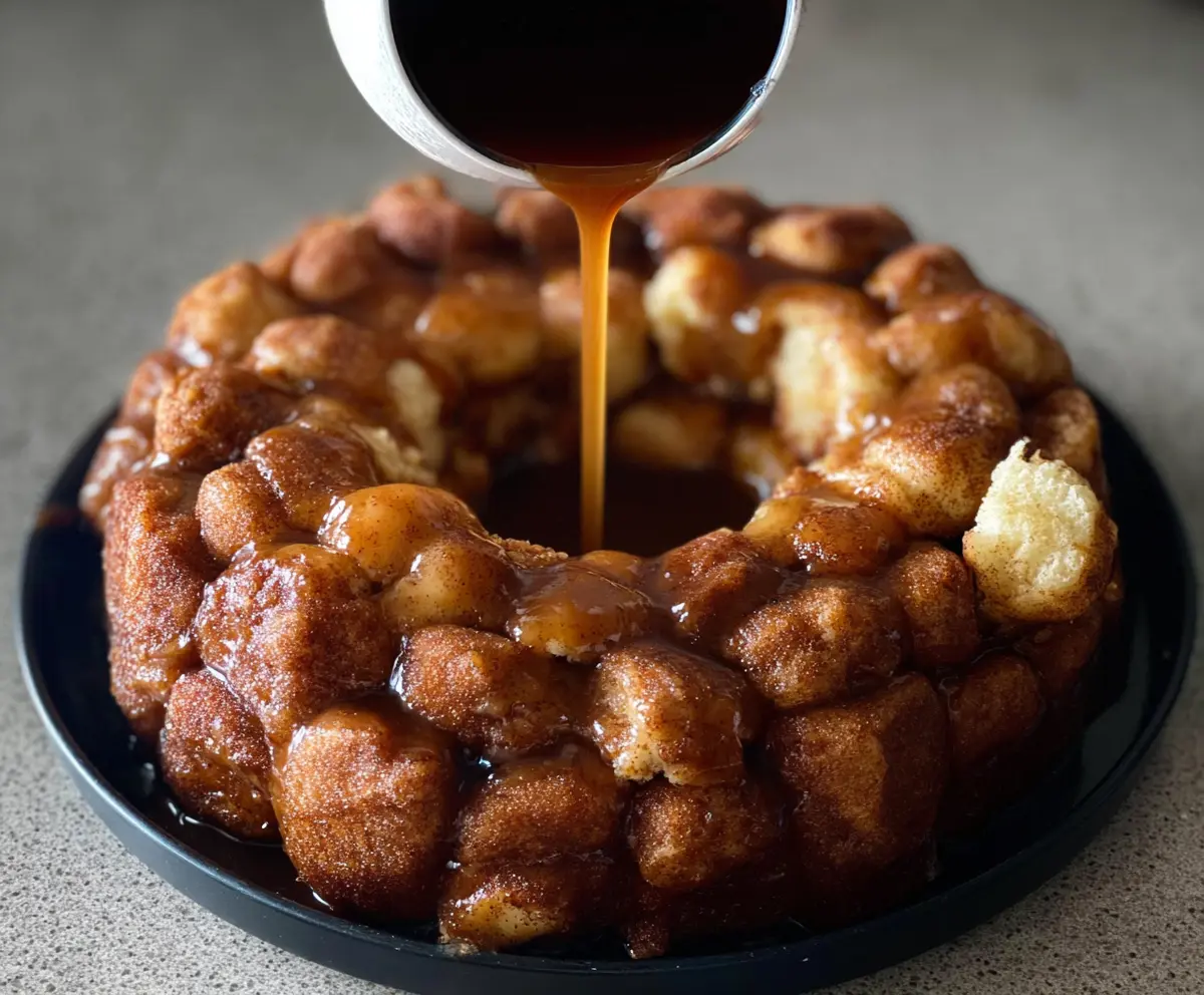 Delicious sourdough discard monkey bread with cinnamon pulls, perfect for breakfast or snack time.