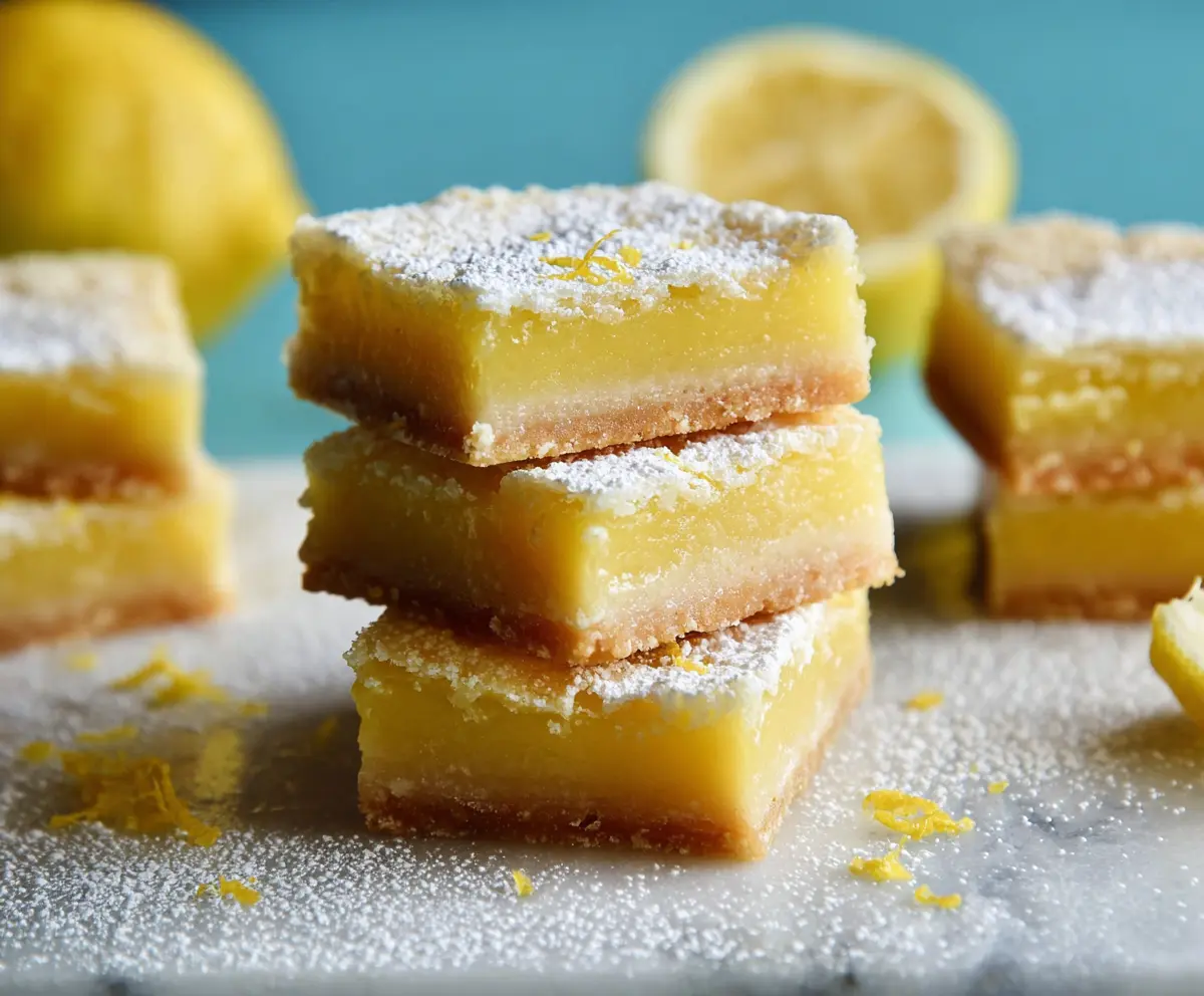 Delicious Spring Lemon Bars with a zesty lemon filling and golden crust, perfect for a refreshing dessert.