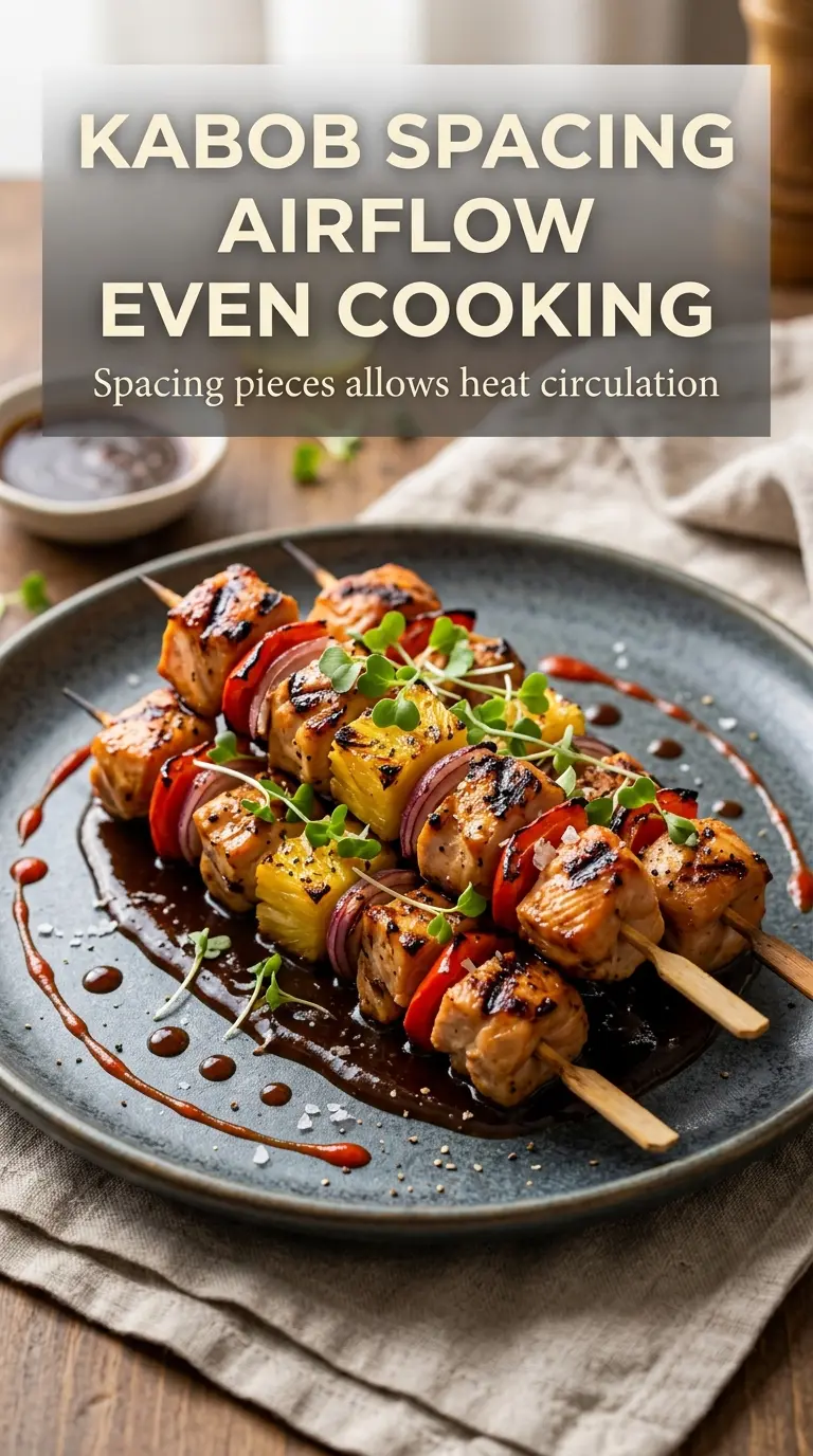 Baked Pineapple Chicken Kabobs caramelized tropical skewers