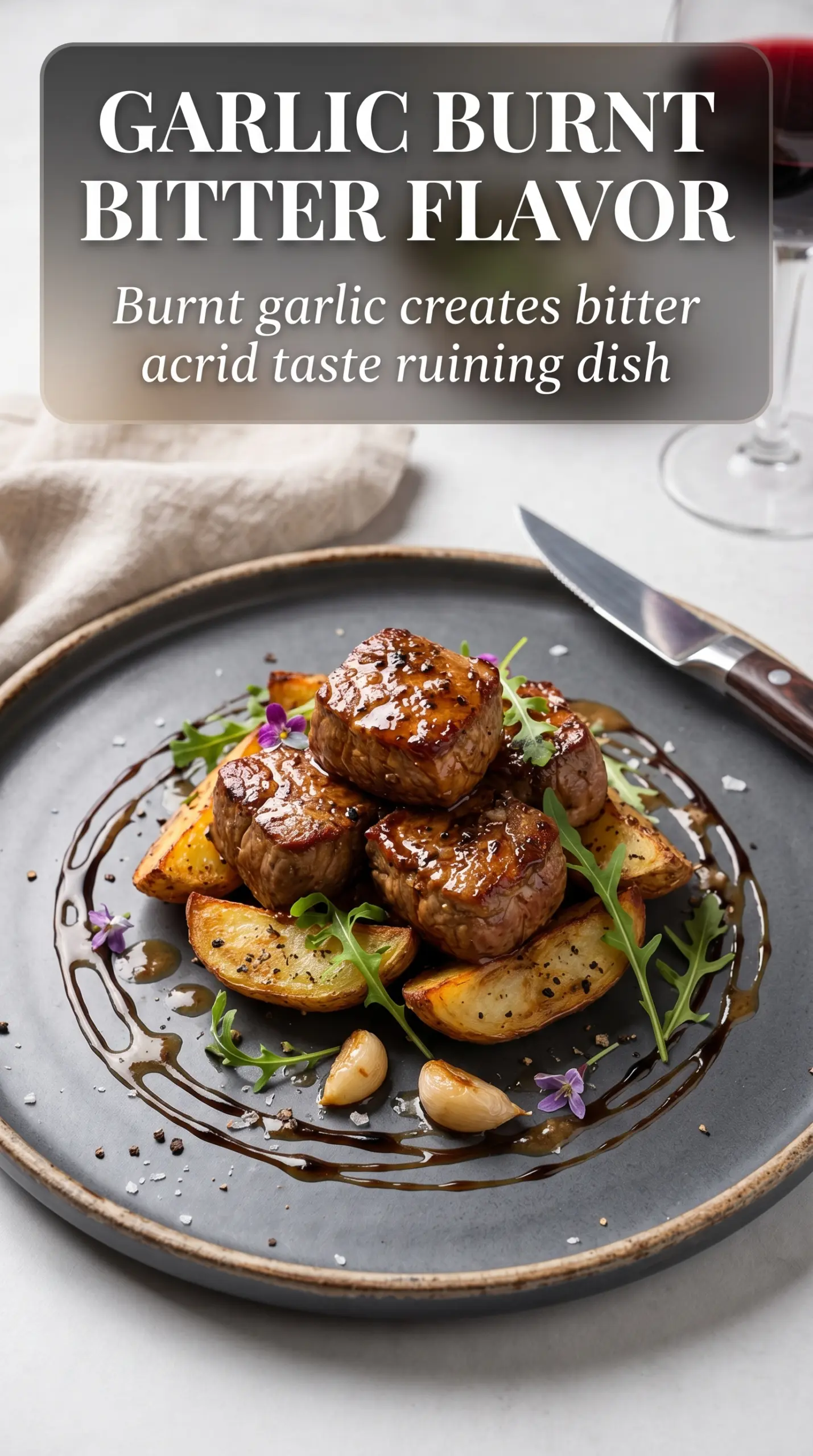Blackstone garlic steak bites and potatoes, buttery, savory, griddle-cooked