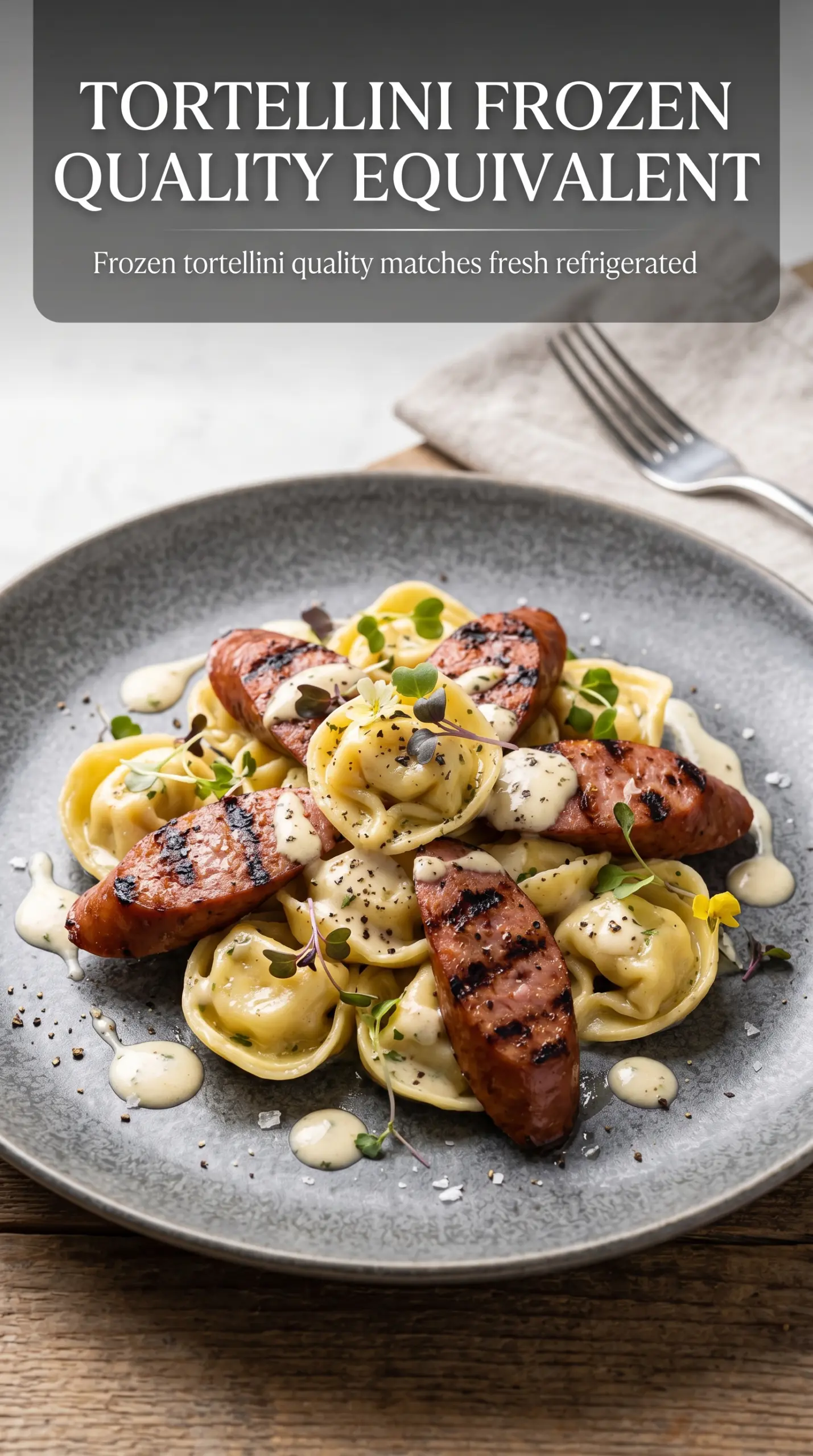 Blackstone Grilled Kielbasa and Tortellini grilled pasta charred savory