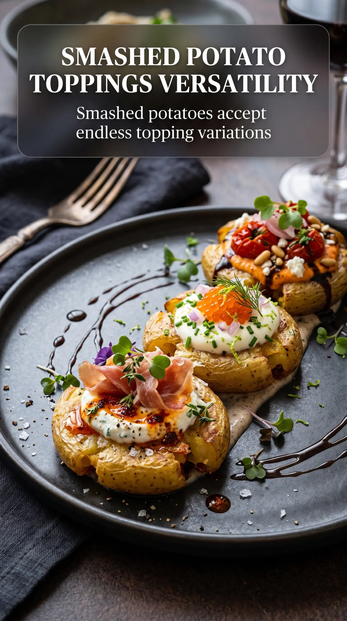 Blackstone smashed potatoes crispy loaded