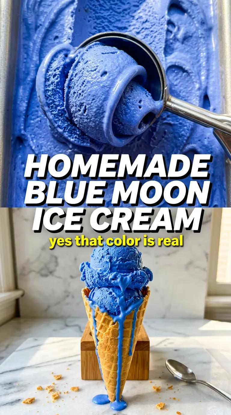 Scoop of homemade ice cream in a bowl