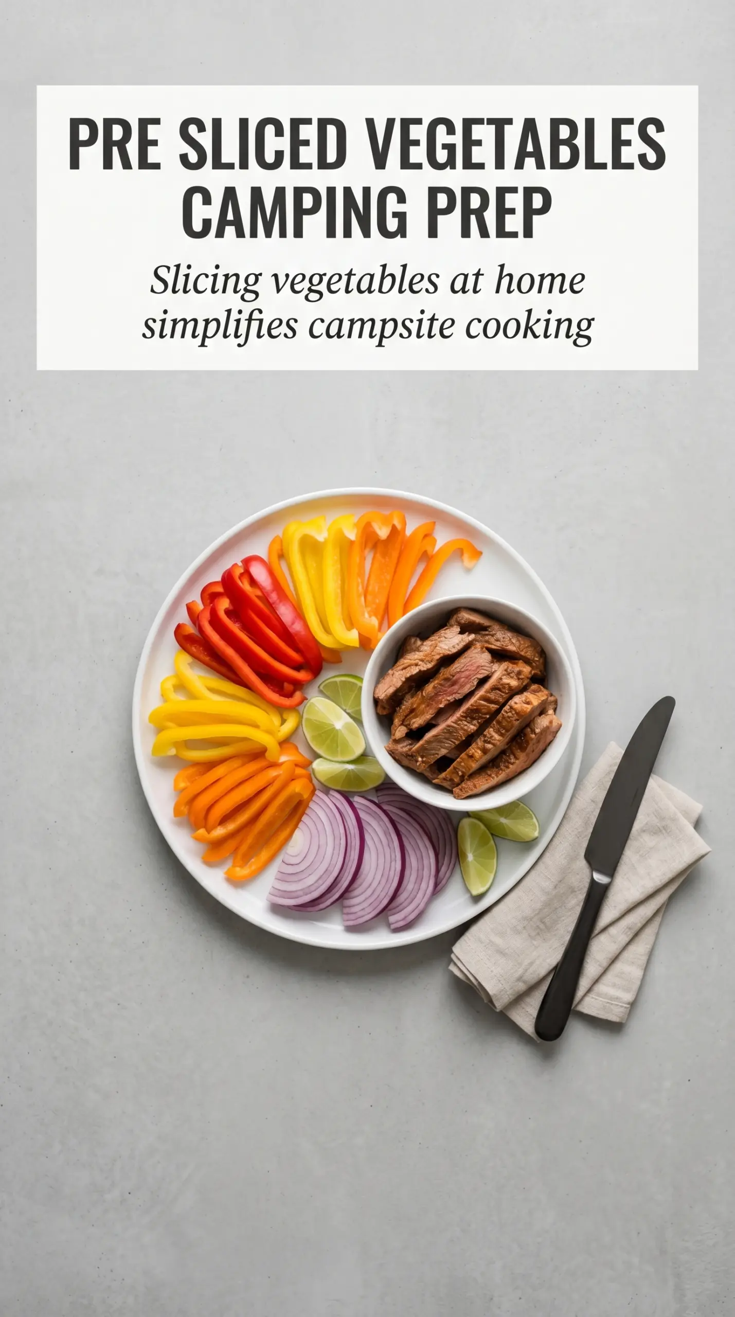 Campfire Fajitas smoky sizzling peppers