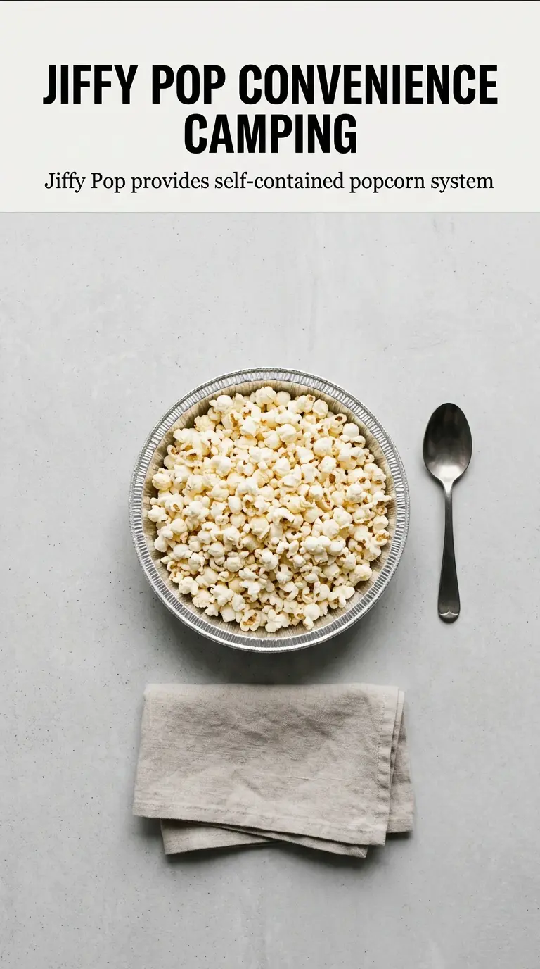 Campfire popcorn in a can smoky crunchy snack