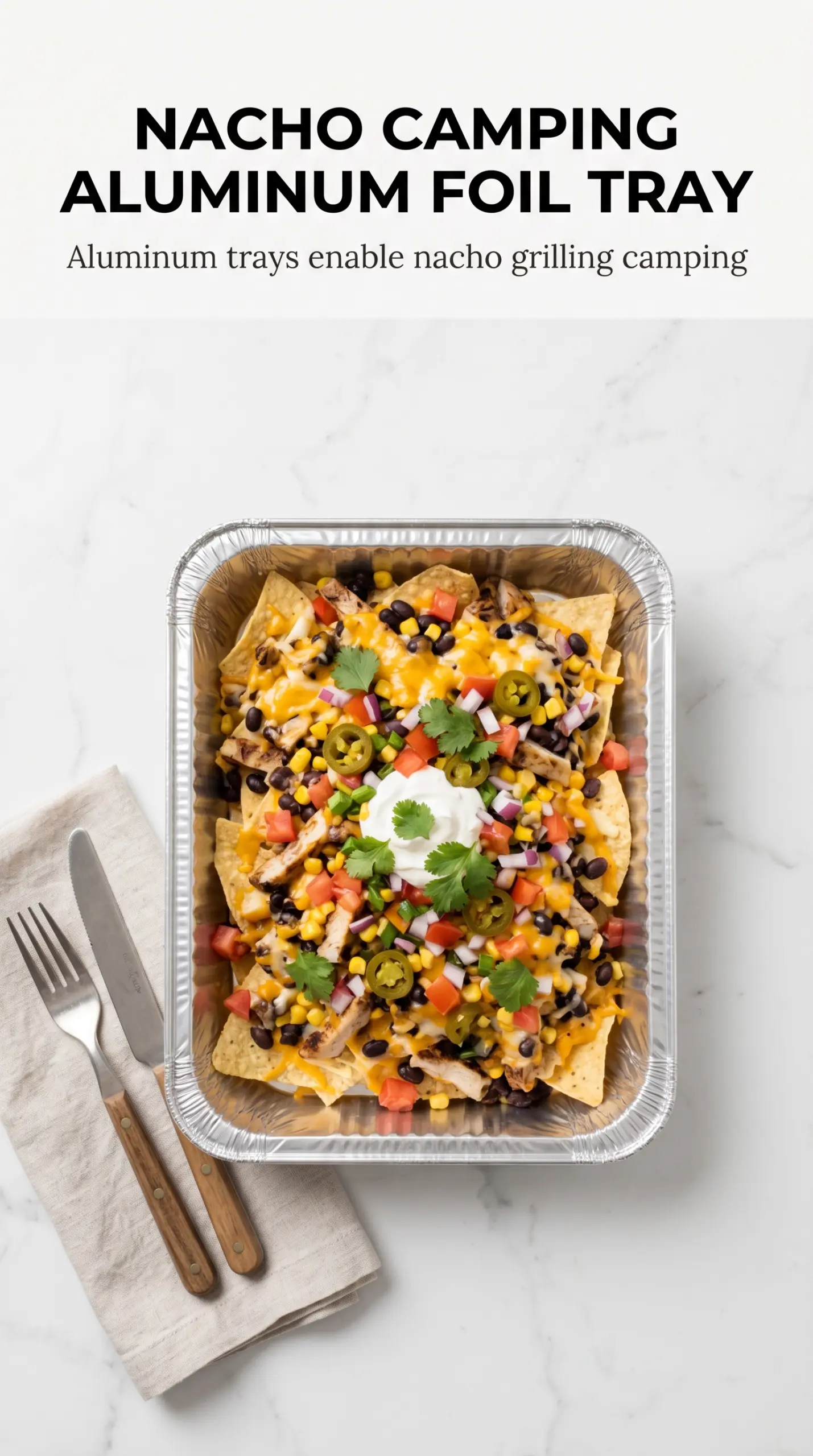 Camping Grilled Nachos bubbling cheesy campfire nachos
