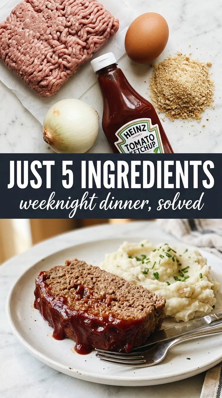 Cooked meatloaf with glaze