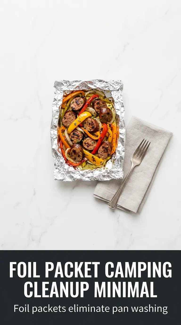 Foil Packet Sausage and Peppers juicy peppers onions