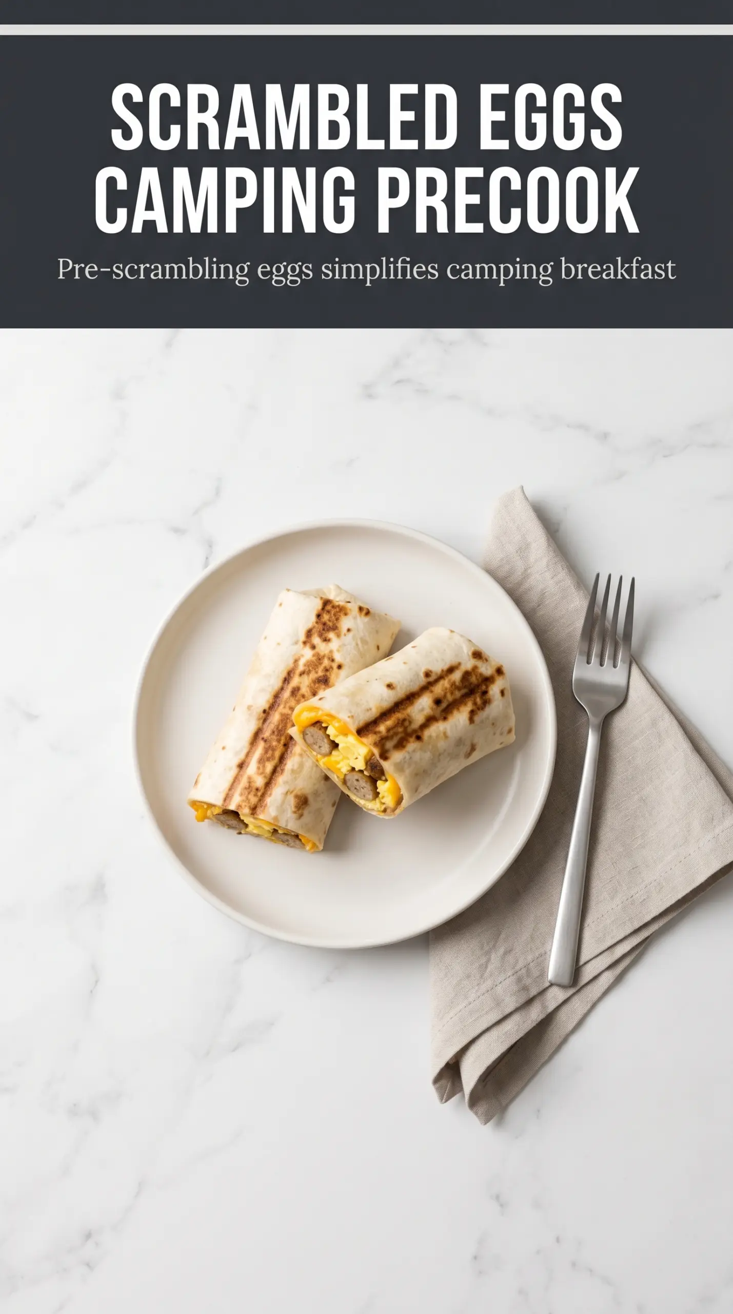 Grilled Breakfast Burritos with charred tortilla, melty filling