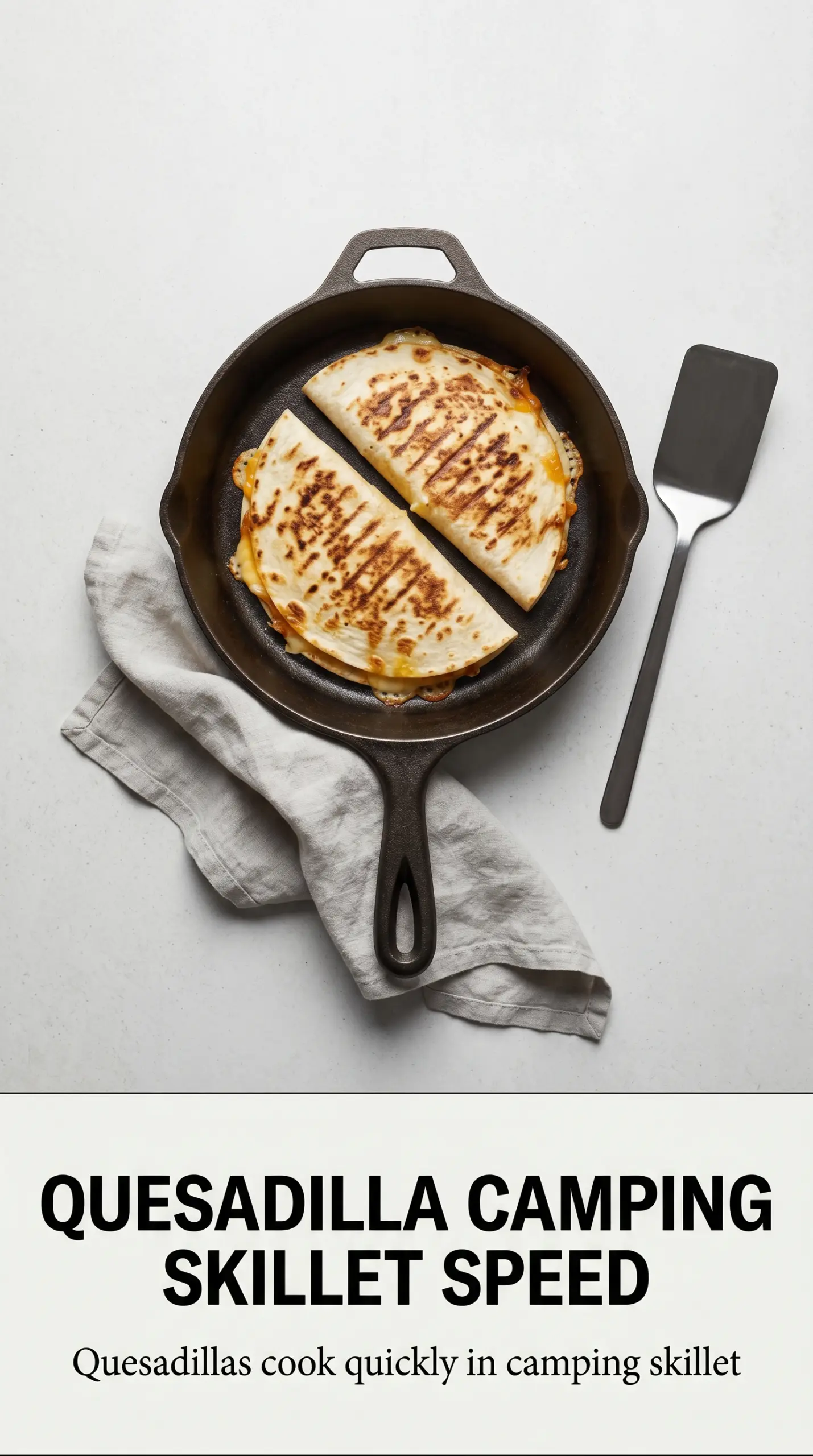 Grilled Campfire Quesadillas smoky melted