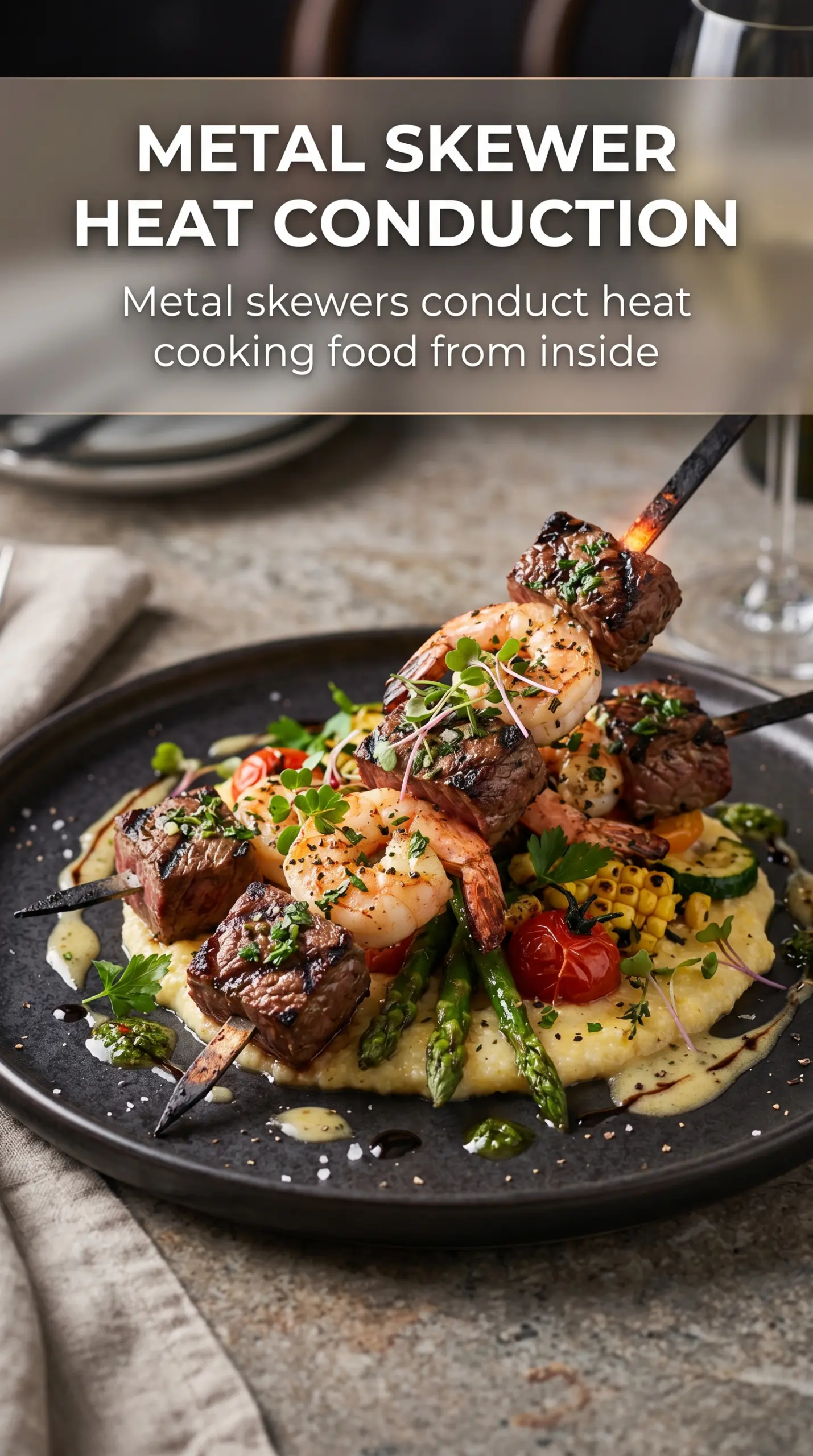 Grilled Garlic Butter Steak and Shrimp Kabobs steak shrimp garlic butter