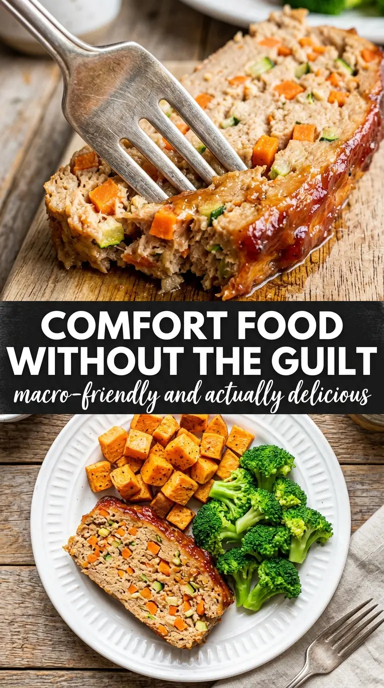 Healthy Meatloaf lean vegetable-packed