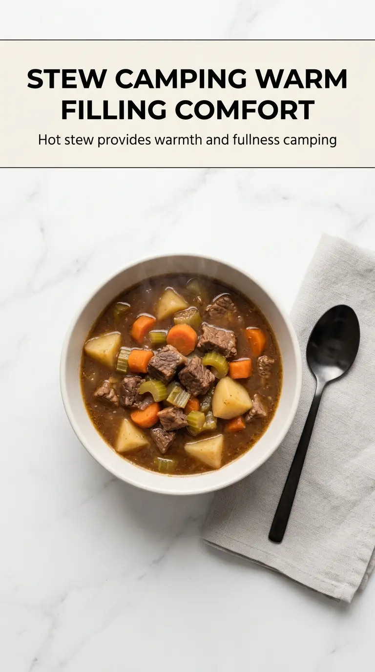 Hobo stew rustic campfire, hearty, simmering