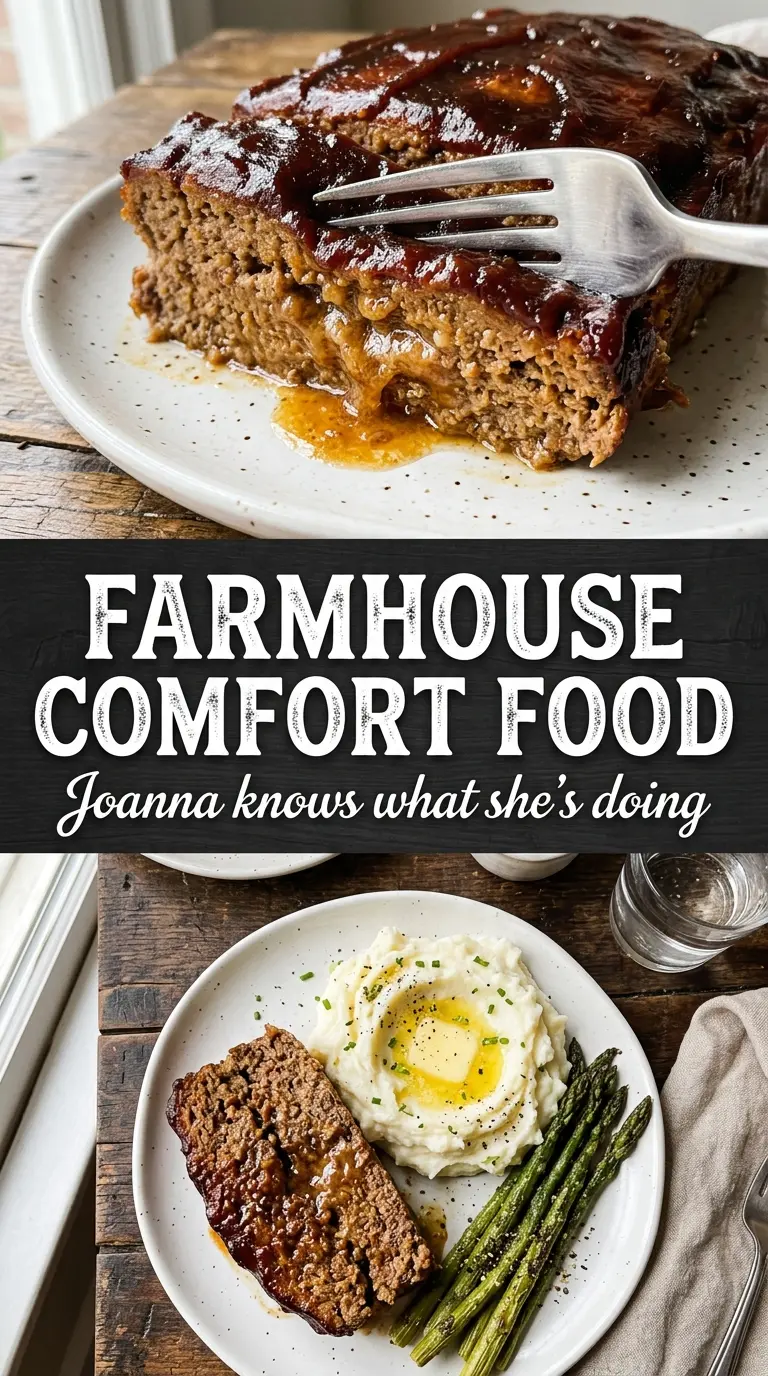 Joanna Gaines meatloaf caramelized glazed