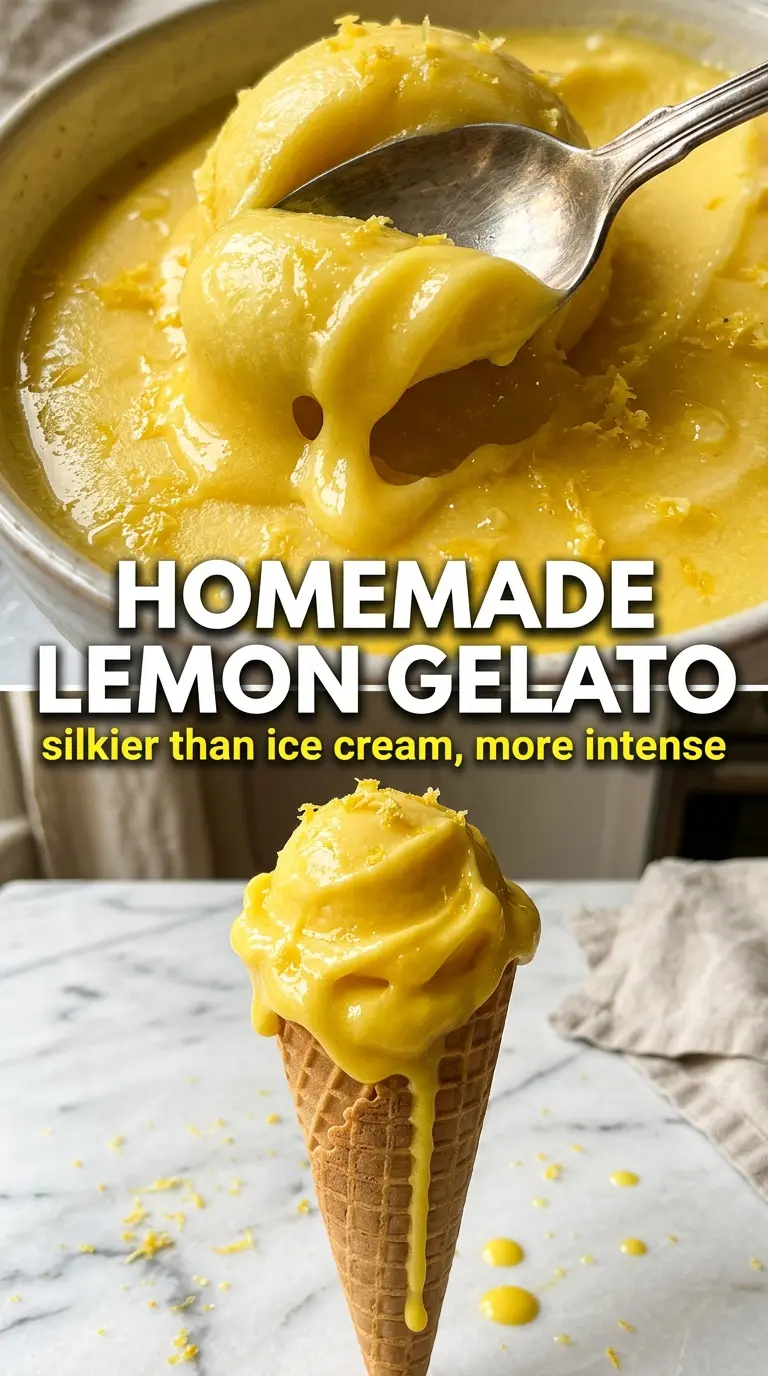 Lemon Gelato bright creamy citrus