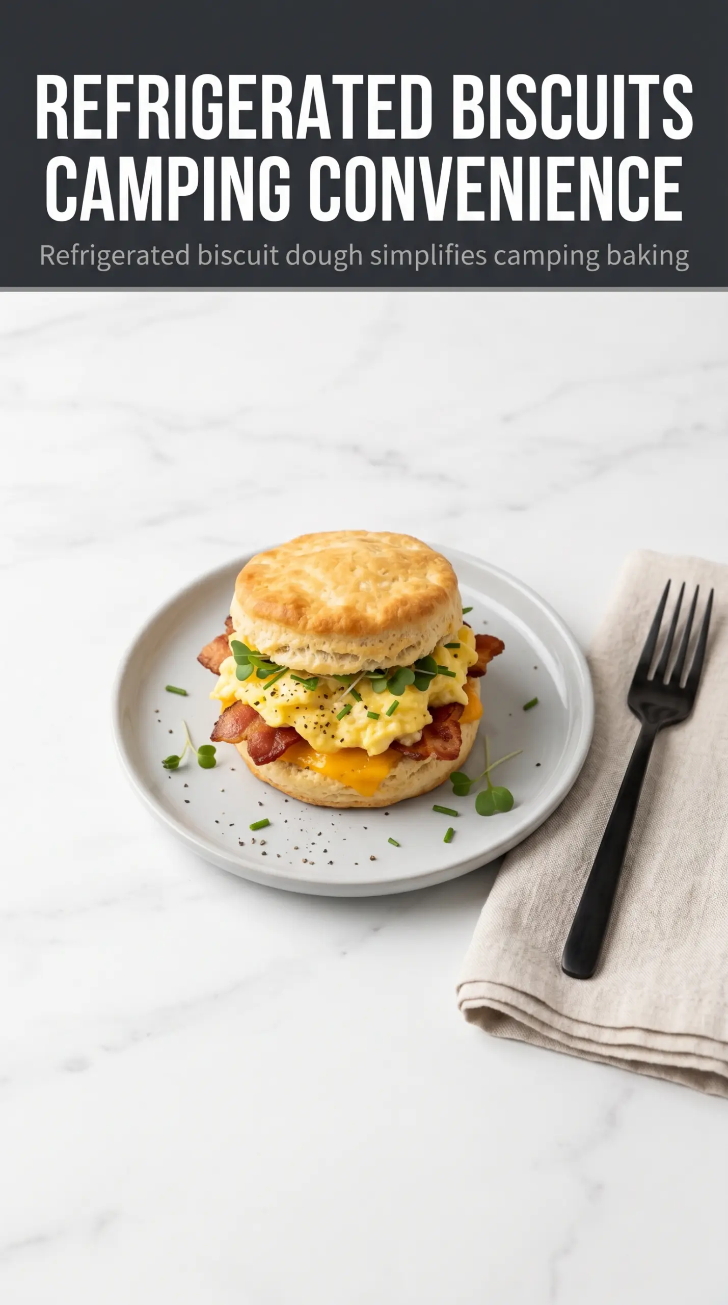Loaded Breakfast Biscuits hearty cheesy gravy