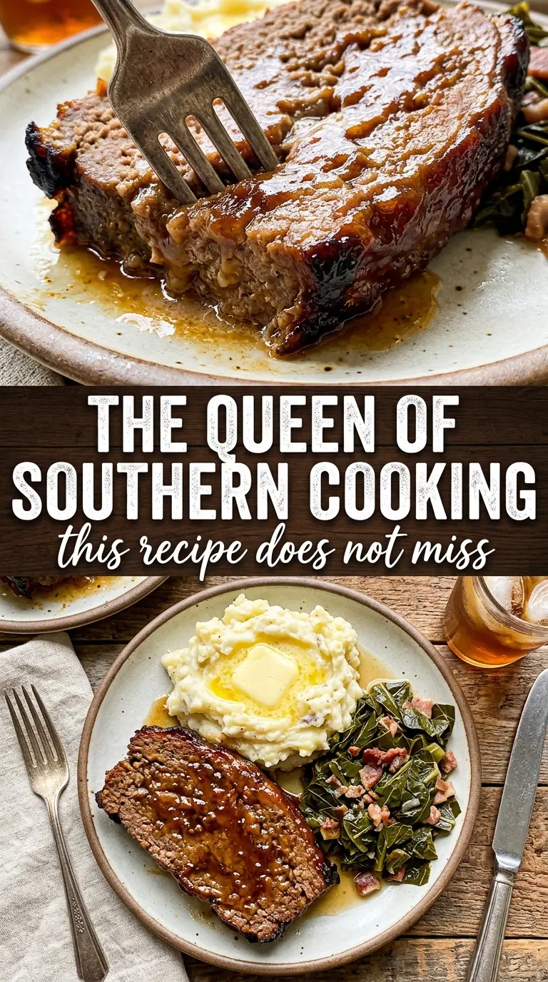 Paula Deen's Meatloaf savory glazed