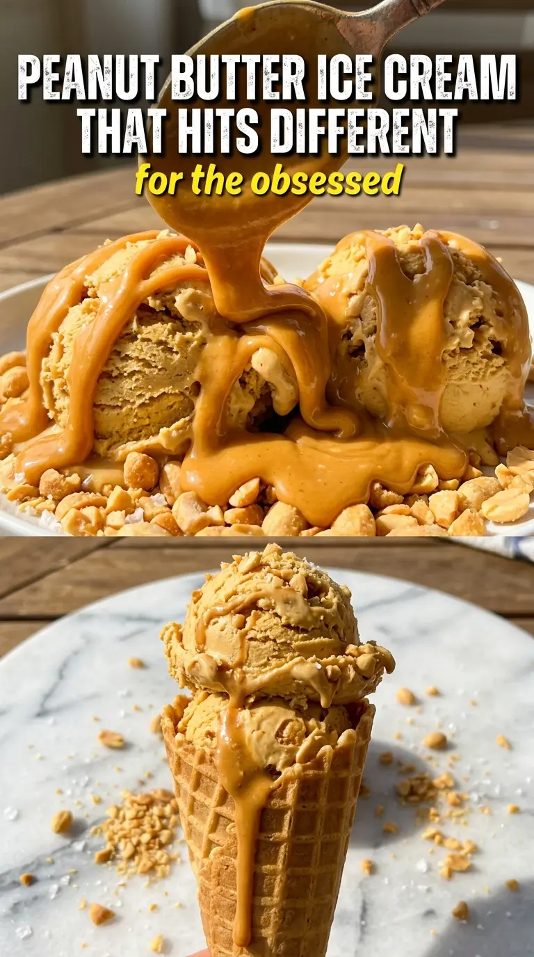 Scoop of homemade ice cream in a bowl