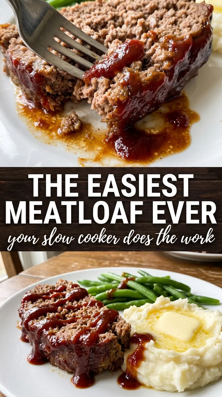 Cooked meatloaf with glaze